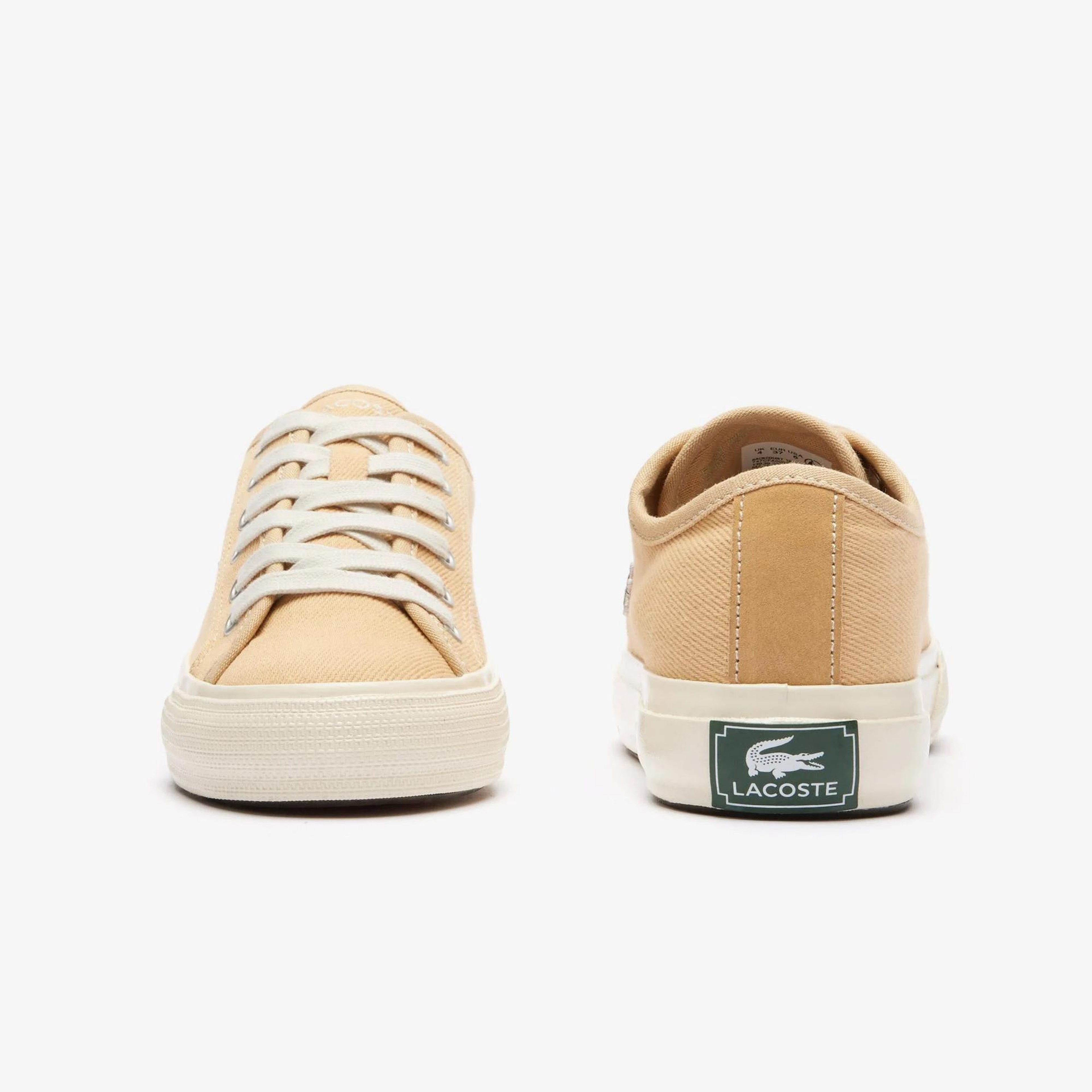 Lacoste Backcourt Kadın Bej Sneaker