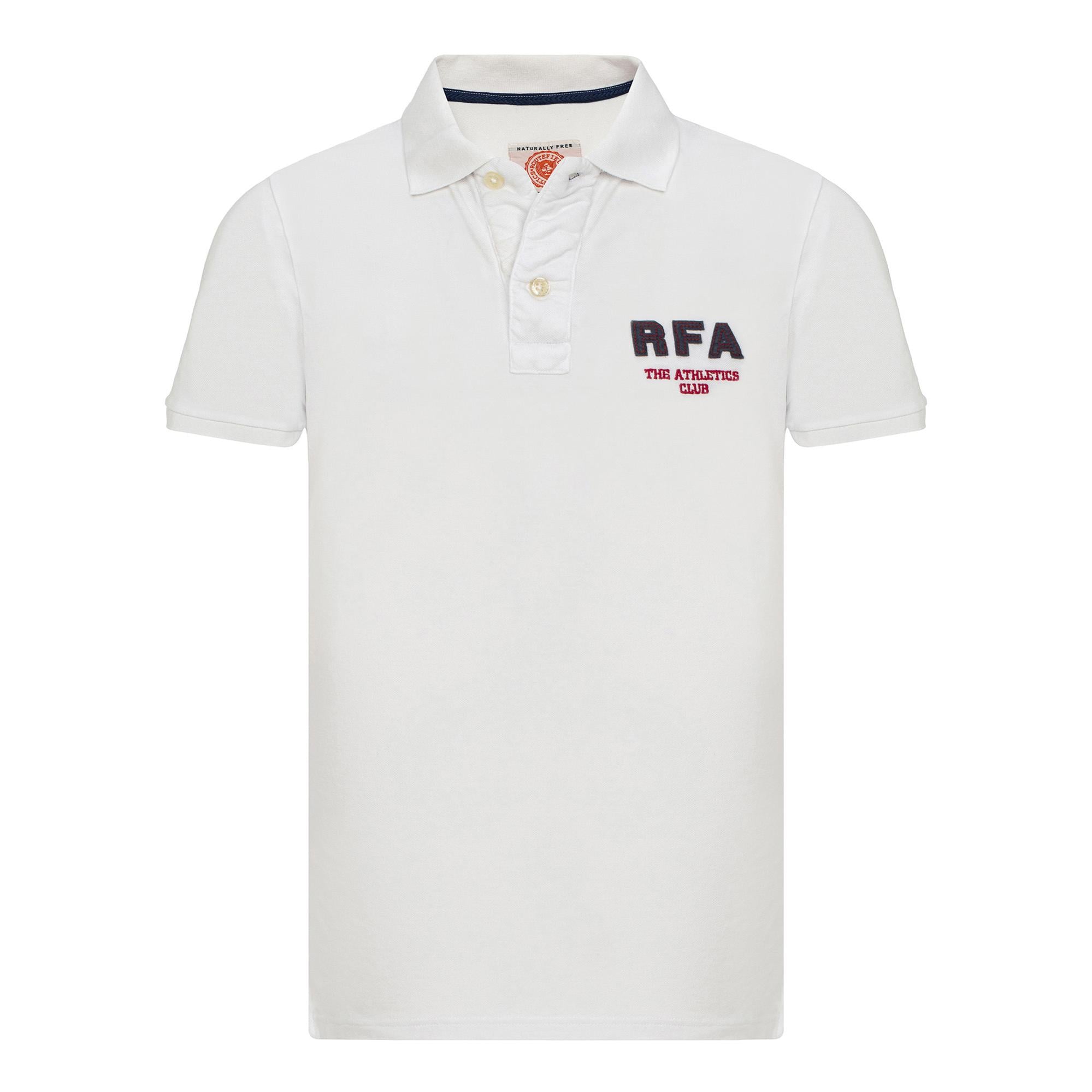 Routefield Prince Erkek Beyaz Polo Tişört