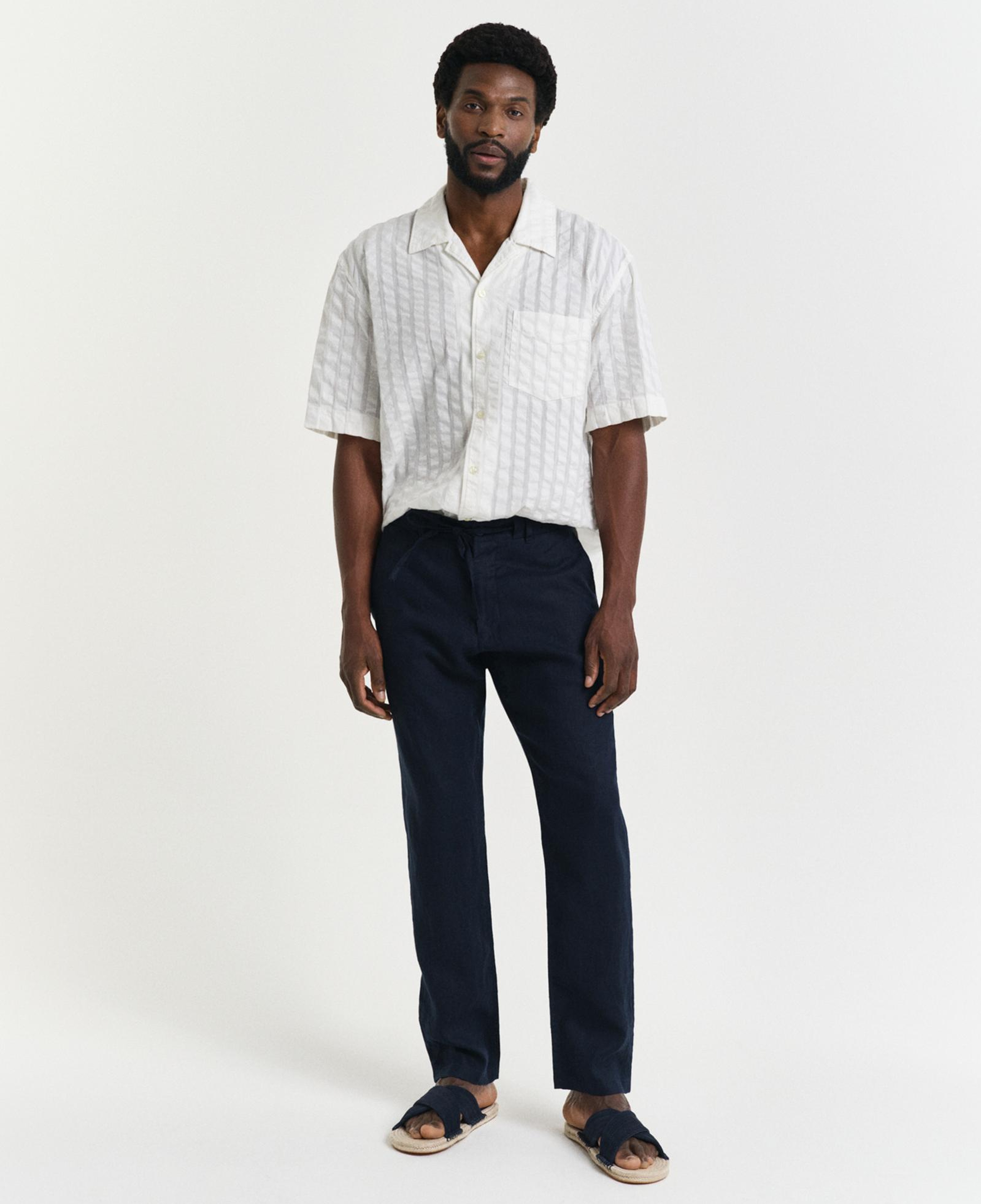 GANT Erkek Lacivert Relaxed Fit Pantolon
