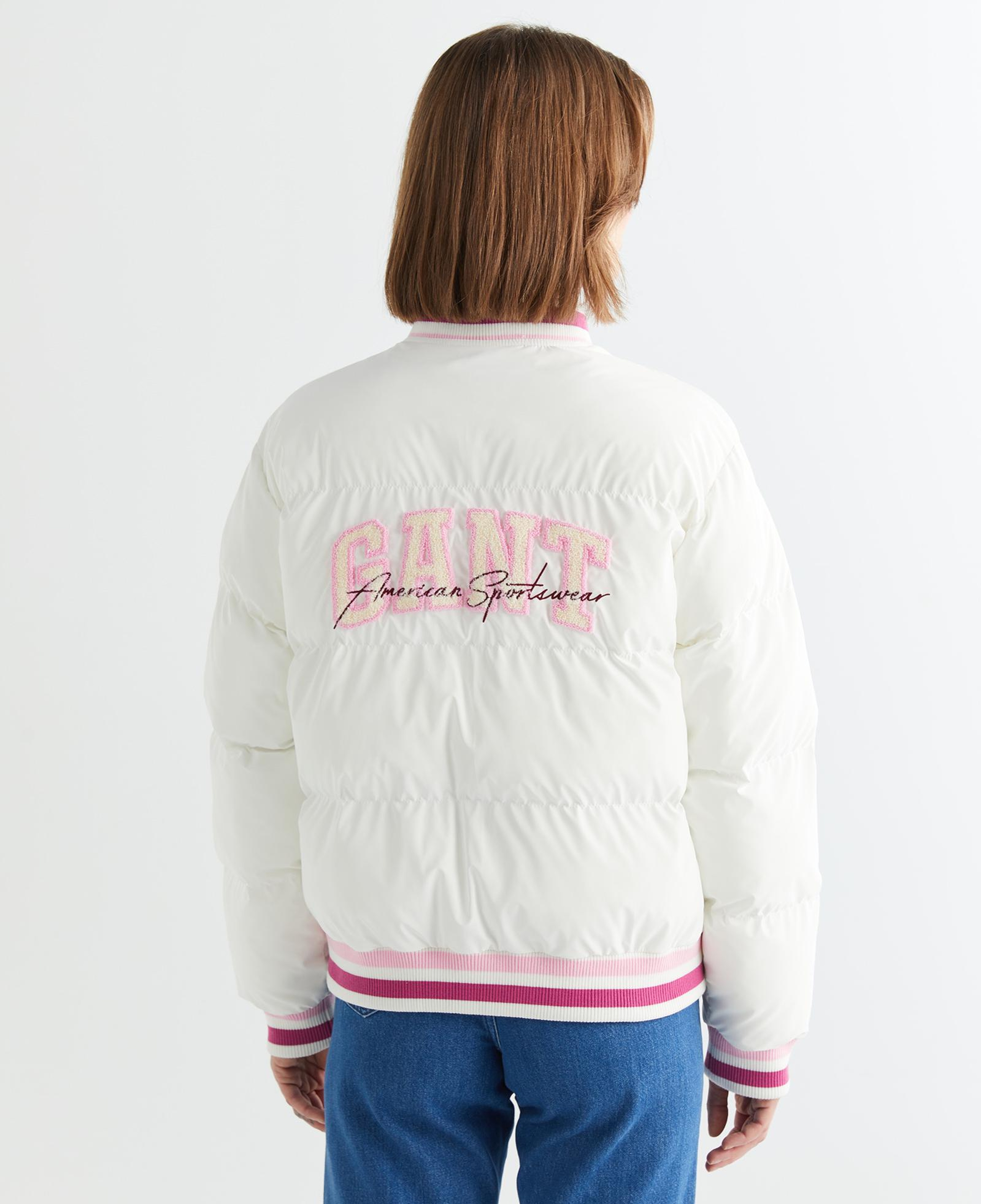 GANT Kadın Krem Hakim Yaka Logolu Bomber Ceket