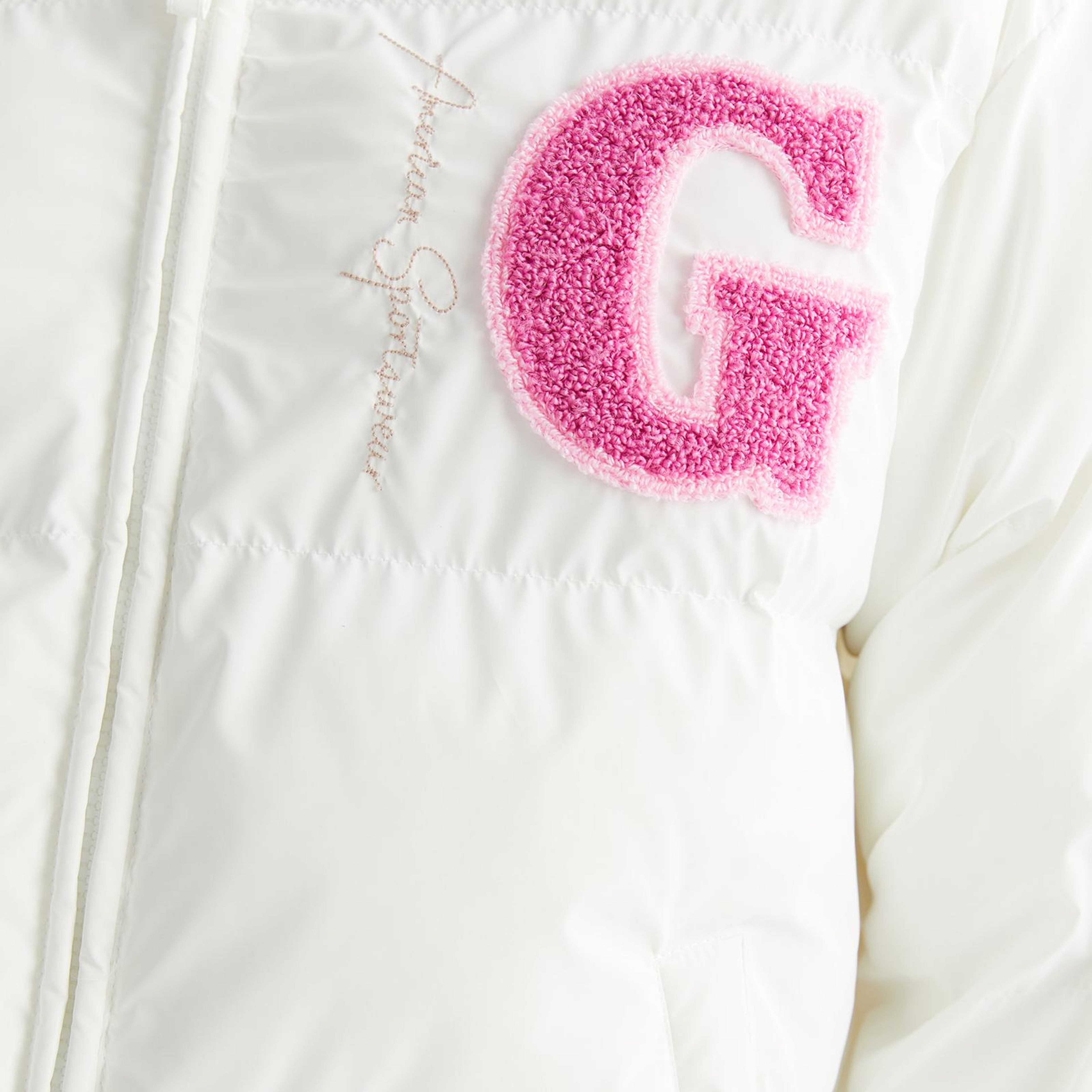 GANT Kadın Krem Hakim Yaka Logolu Bomber Ceket