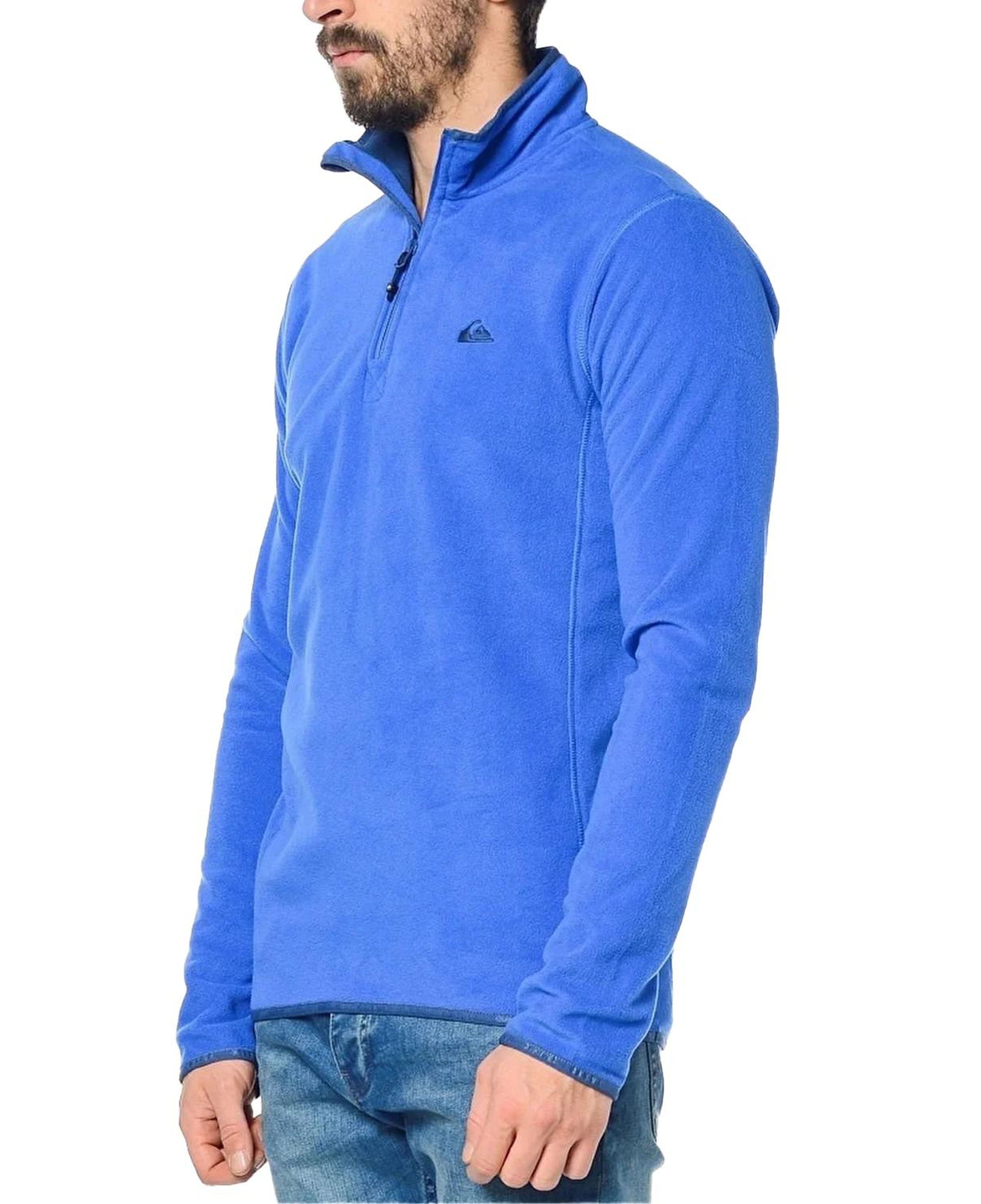 Quiksilver Mission Halfzip Erkek Mavi Polar