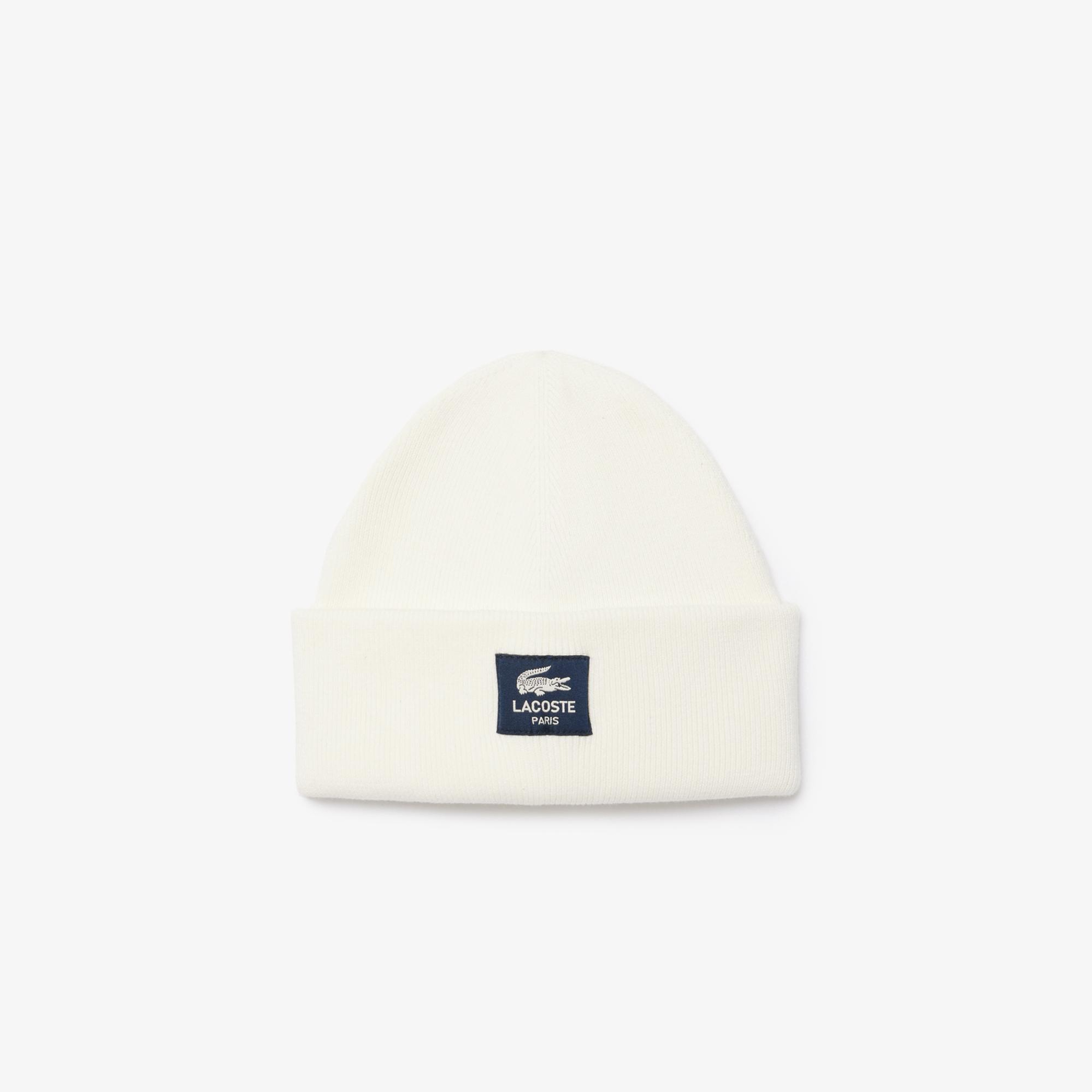 Lacoste Unisex Beyaz Bere