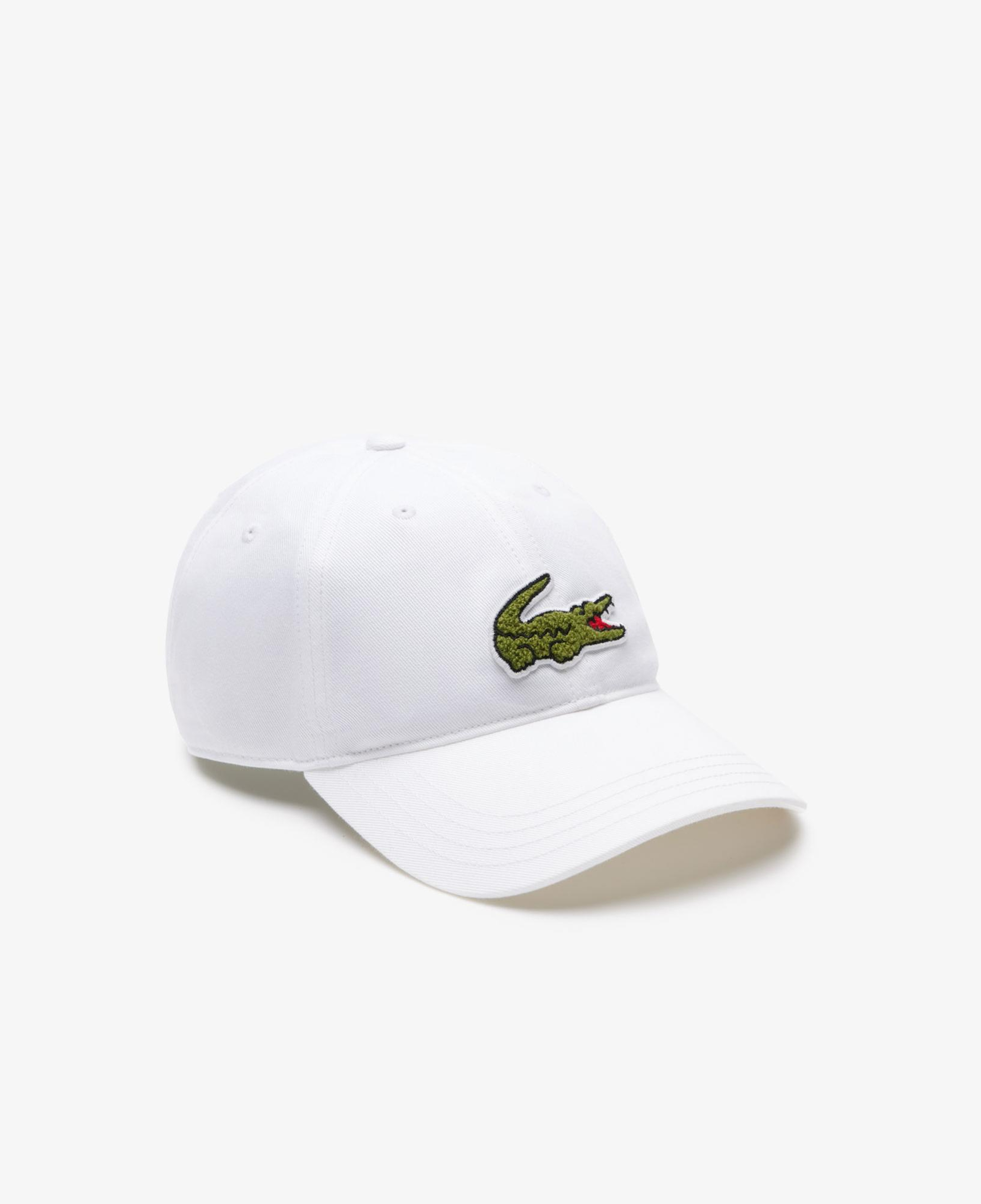 Lacoste Unisex Baskılı Beyaz Şapka