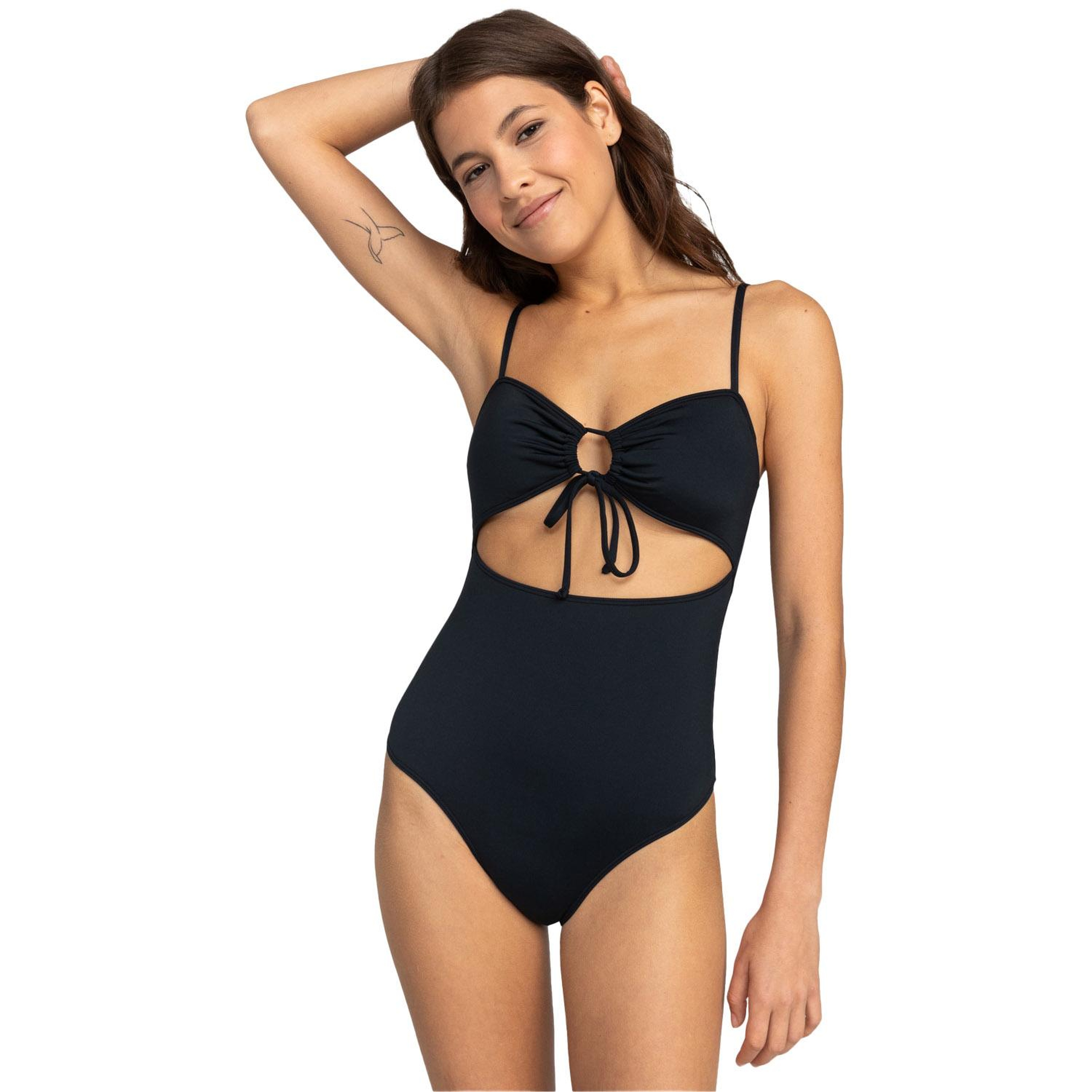 Roxy Sd Beach Classics Fashion Op Kadın Siyah Mayo