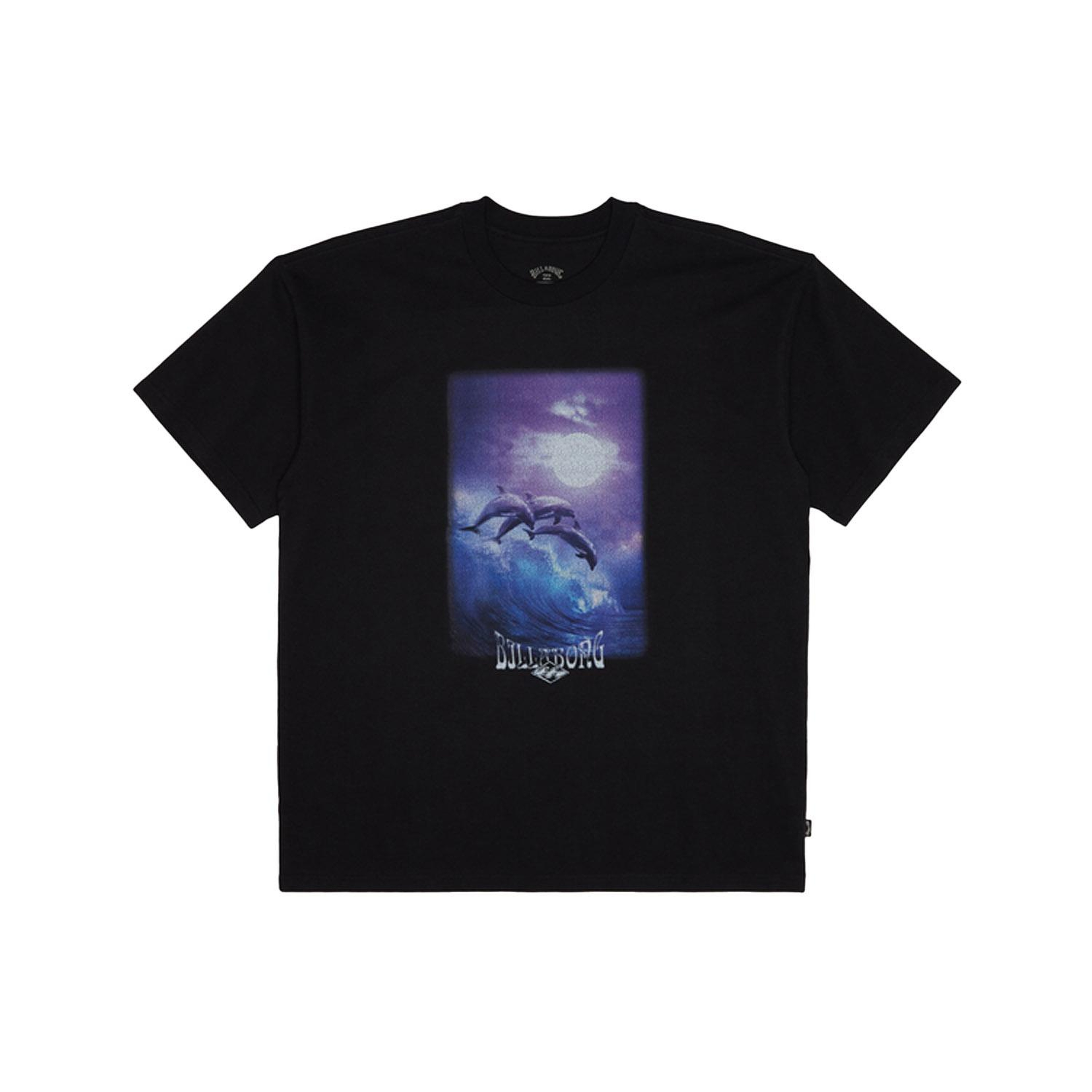 Billabong Dolphin Love Tees Erkek Siyah Tişört