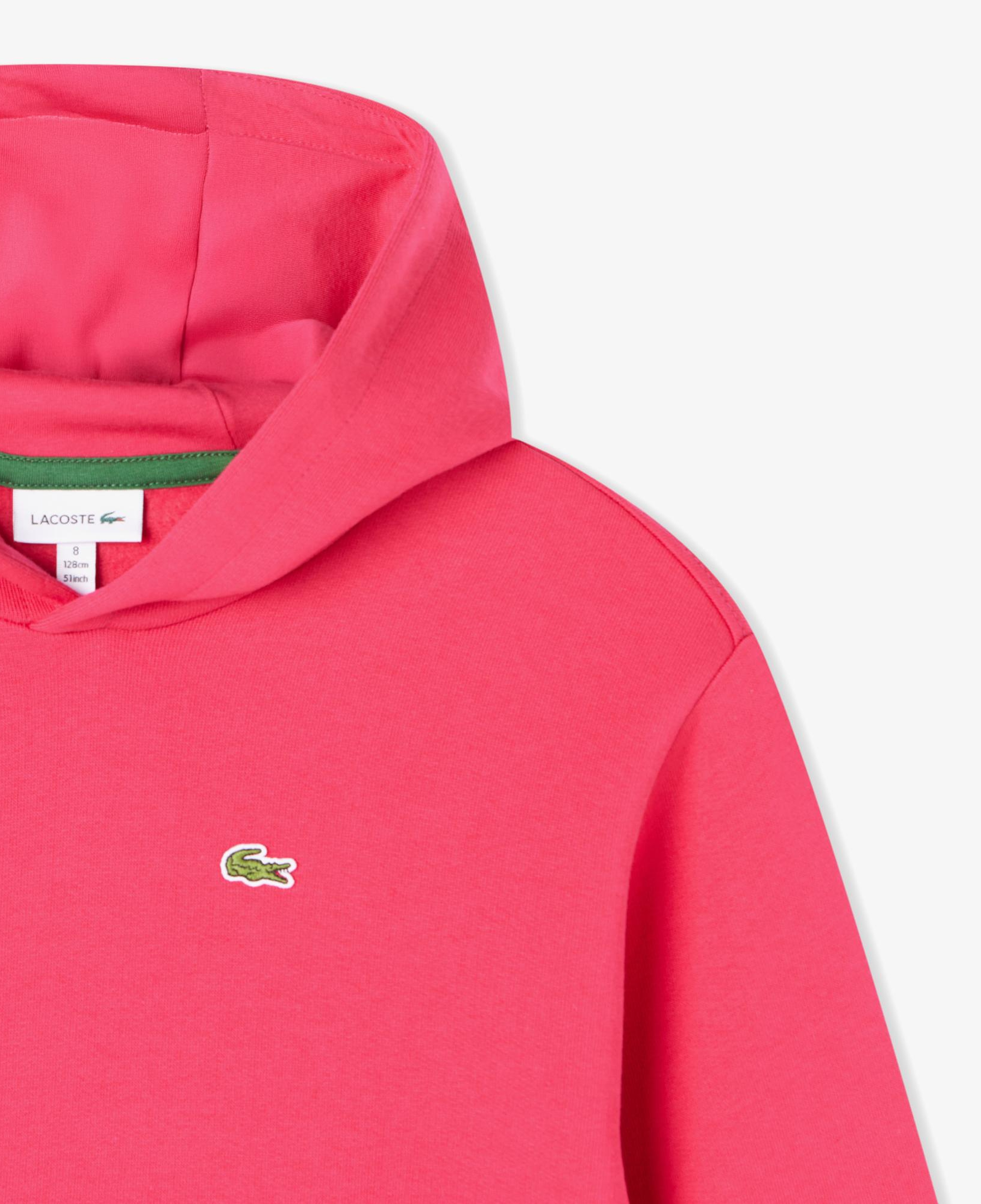 Lacoste Çocuk Kapüşonlu Pembe Sweatshirt
