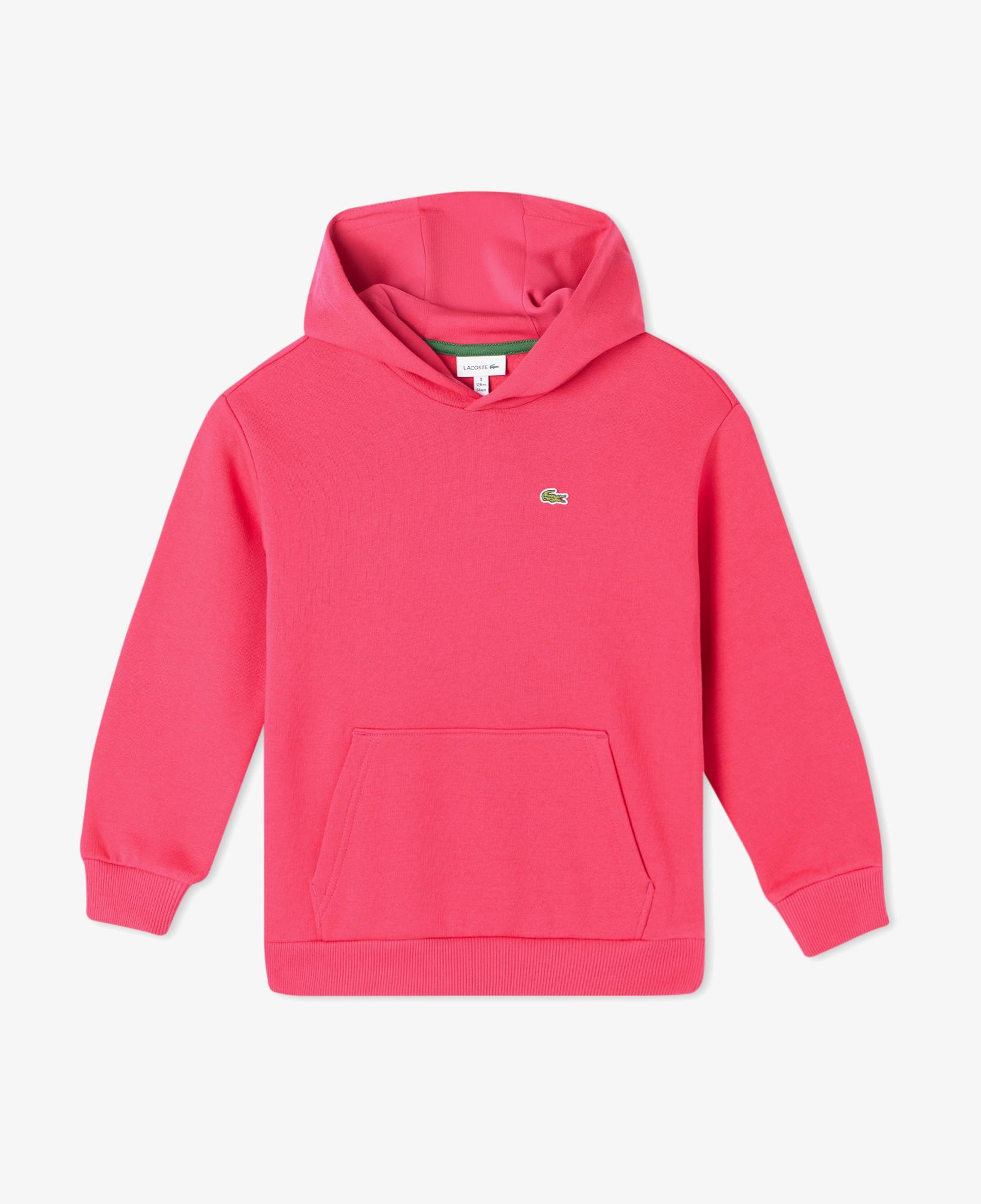 Lacoste Çocuk Kapüşonlu Pembe Sweatshirt