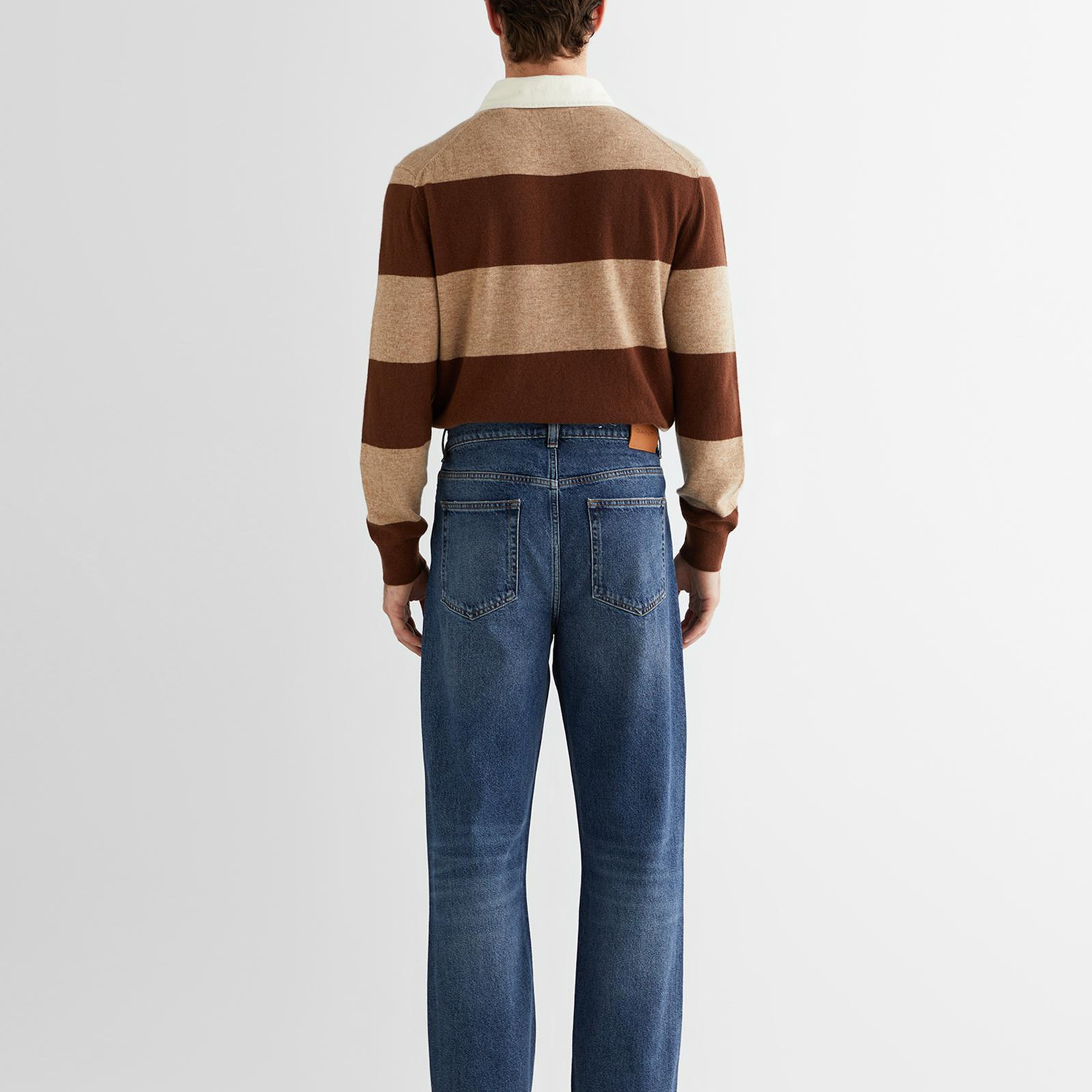 GANT Erkek Lacivert Straight Fit Jean