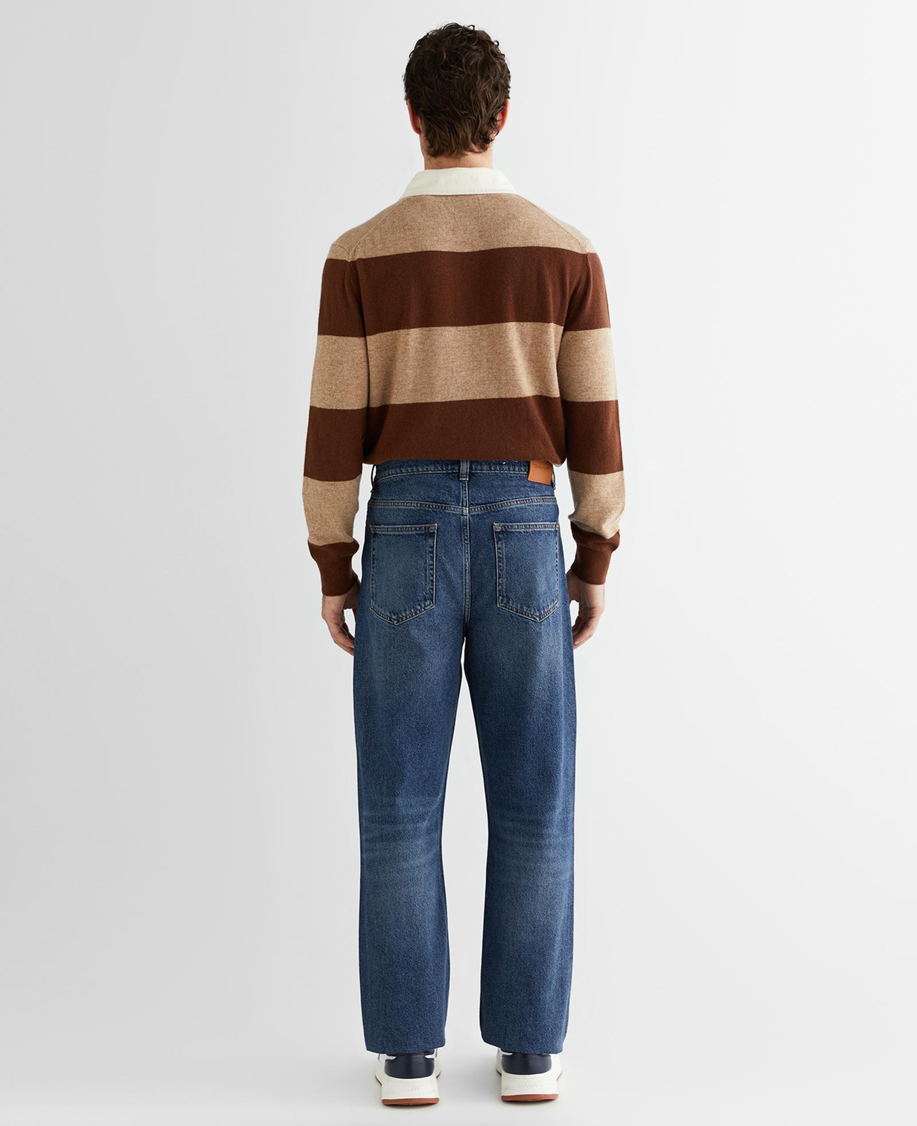 GANT Erkek Lacivert Straight Fit Jean