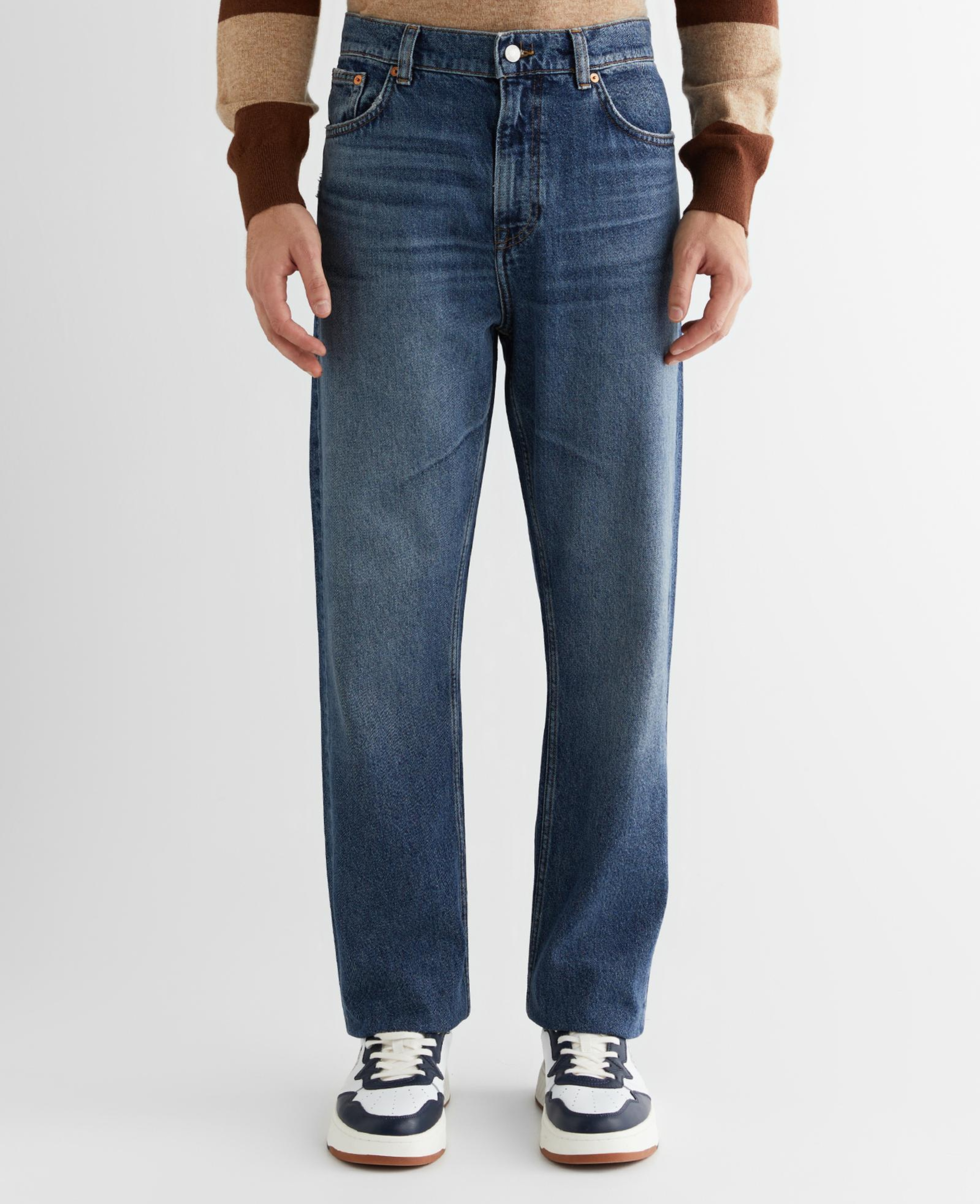 GANT Erkek Lacivert Straight Fit Jean