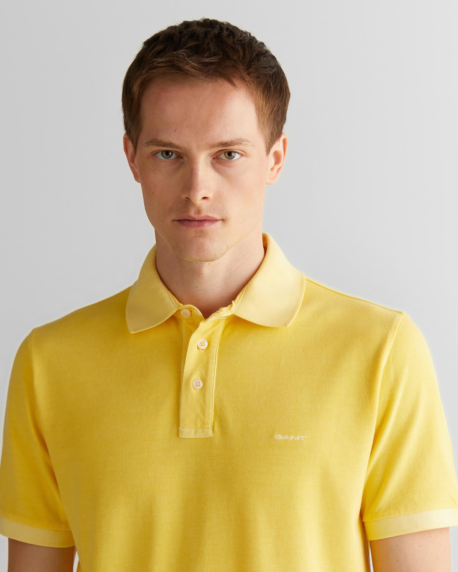 GANT Erkek Sarı Regular Fit Polo