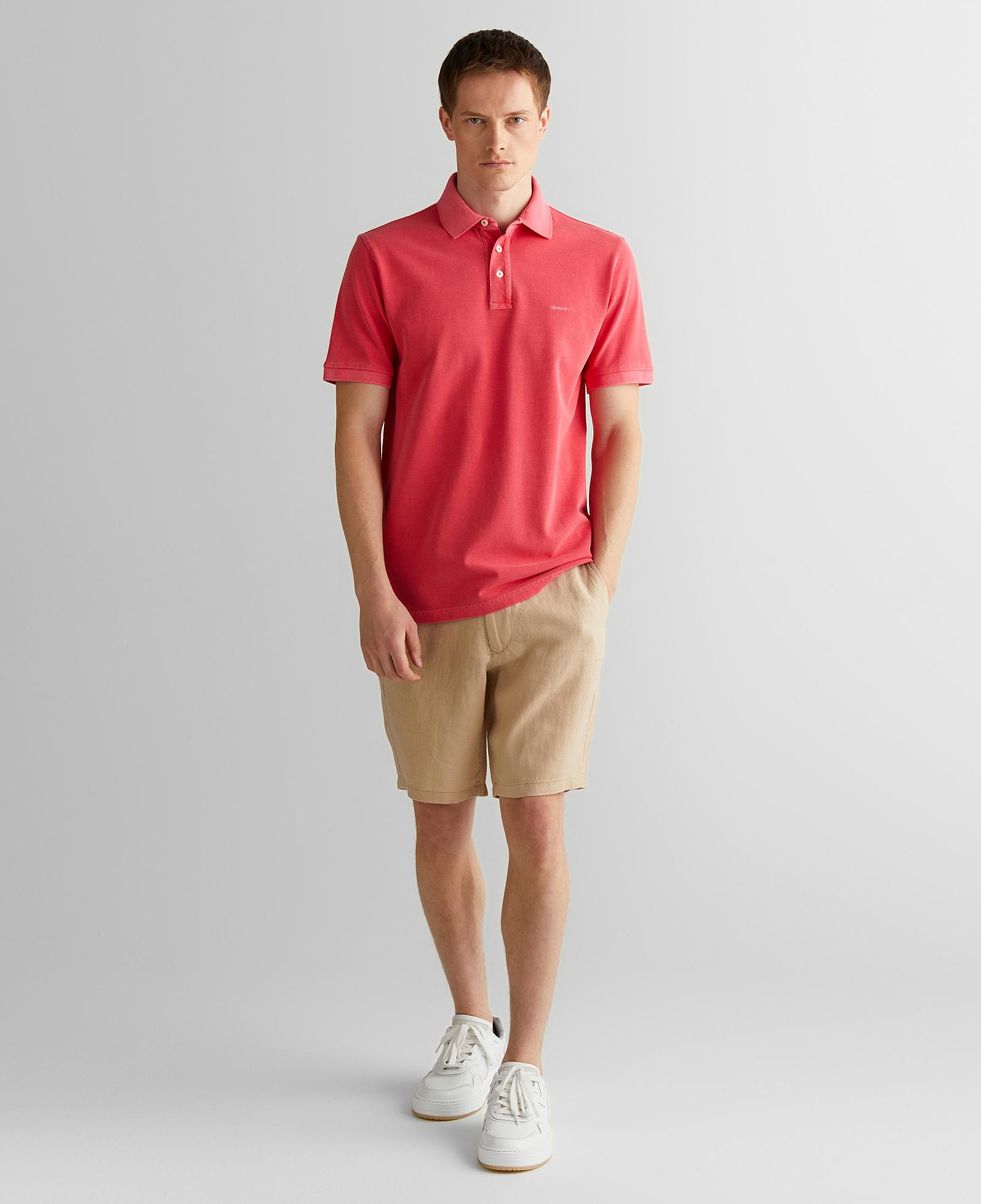 Gant Erkek Kırmızı Regular Fit Polo