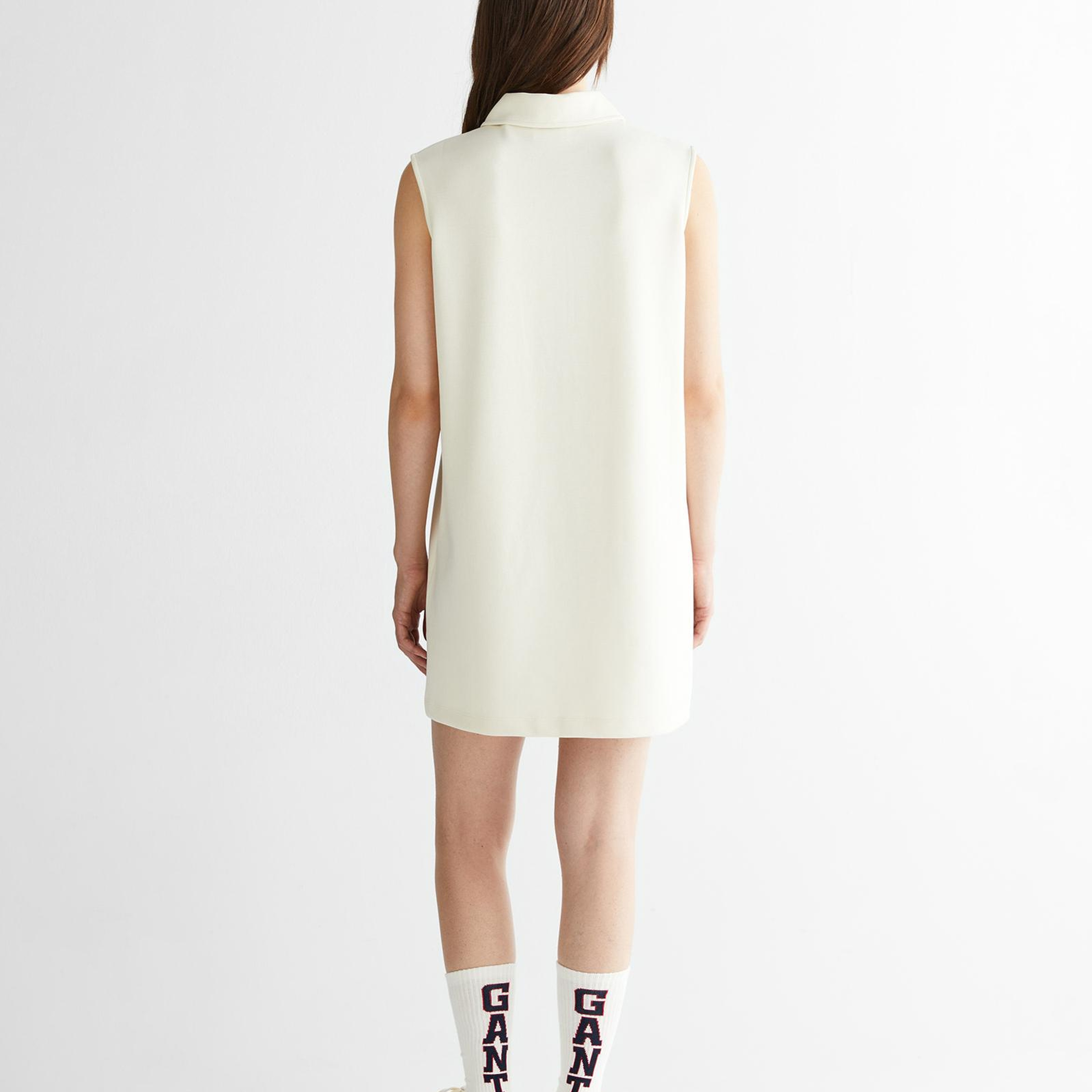 GANT Kadın Krem Logolu Elbise