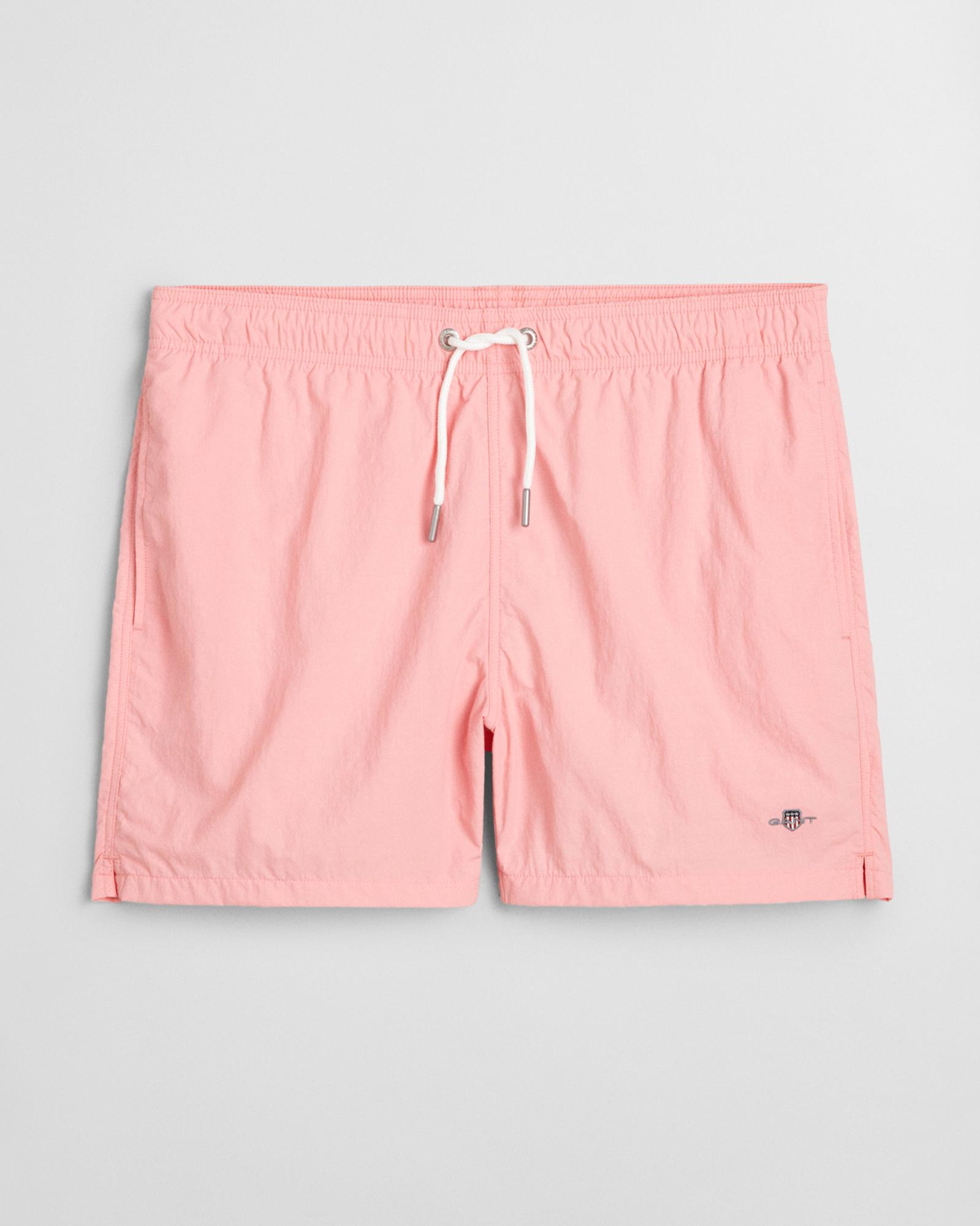 GANT Erkek Pembe Regular Fit Mayo Şort