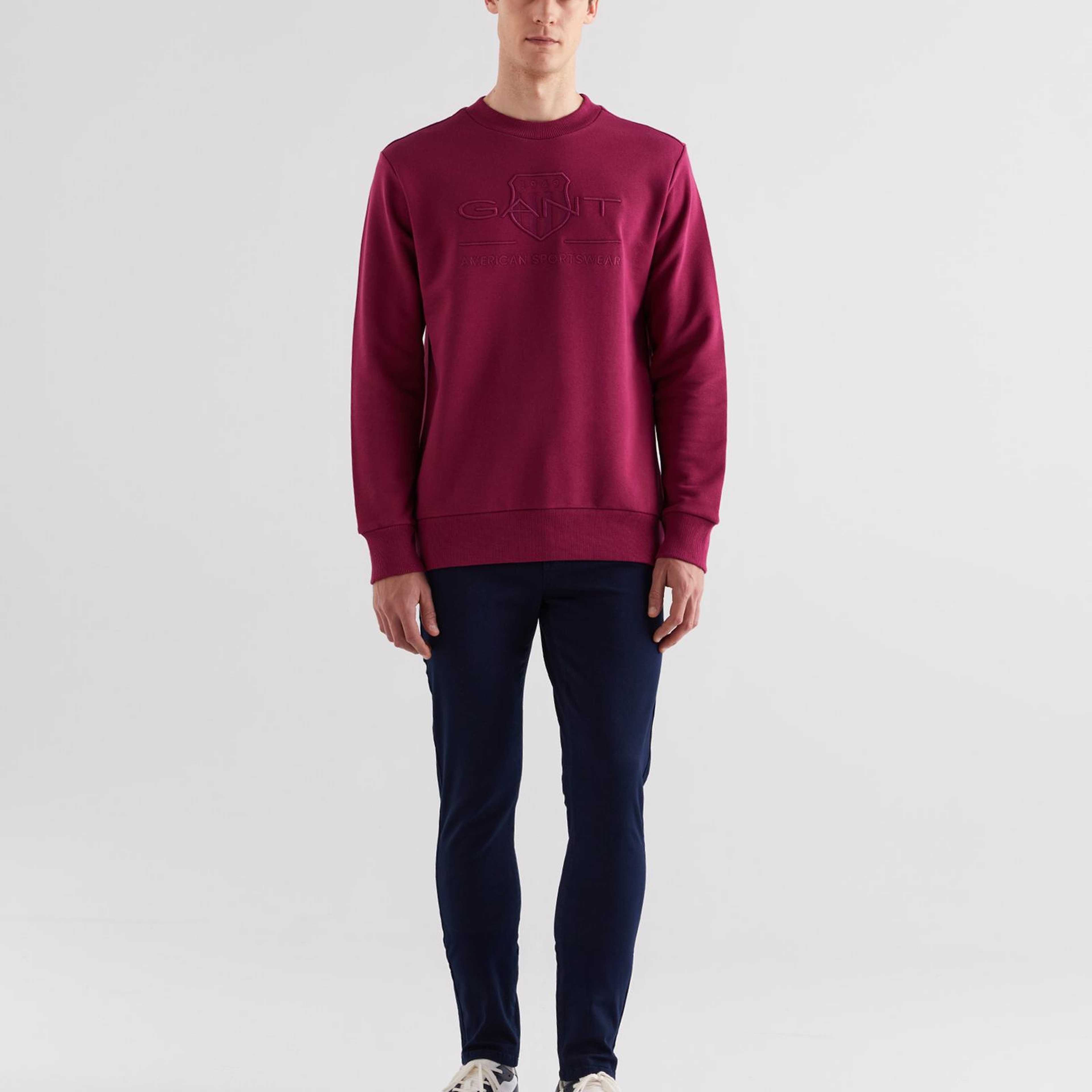 GANT Erkek Lacivert Slim Fit Pantolon