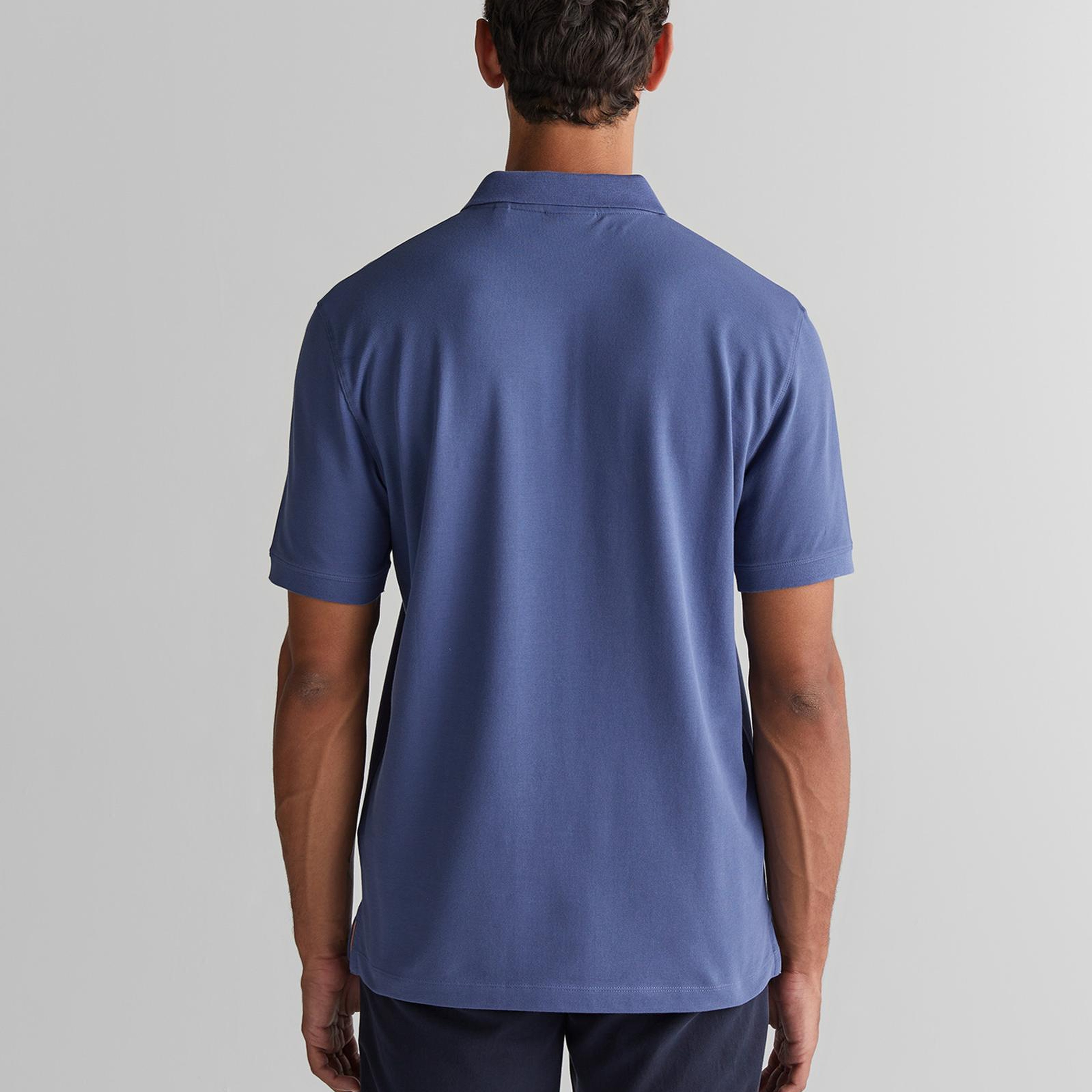 GANT Erkek Lacivert Regular Fit Polo