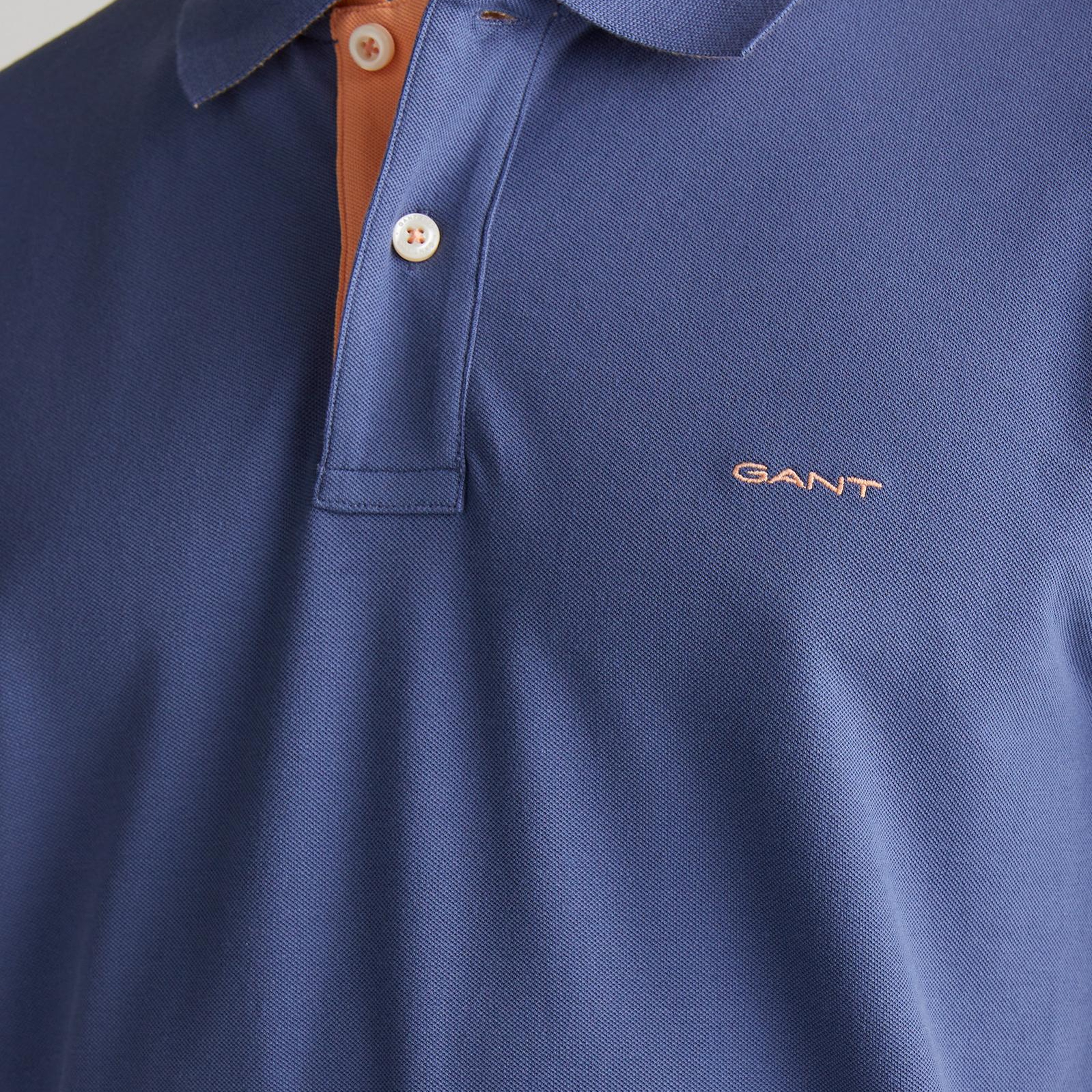GANT Erkek Lacivert Regular Fit Polo