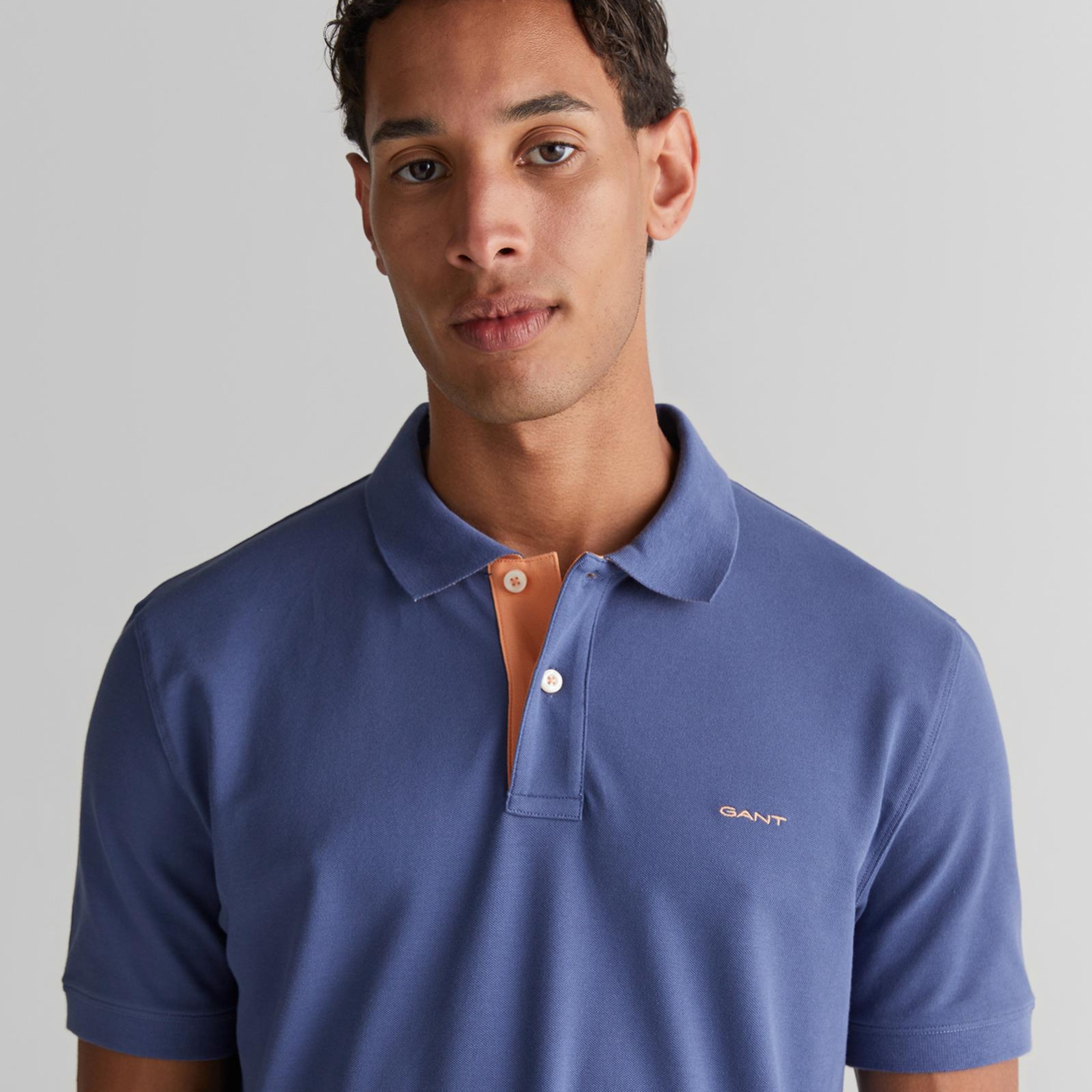 GANT Erkek Lacivert Regular Fit Polo