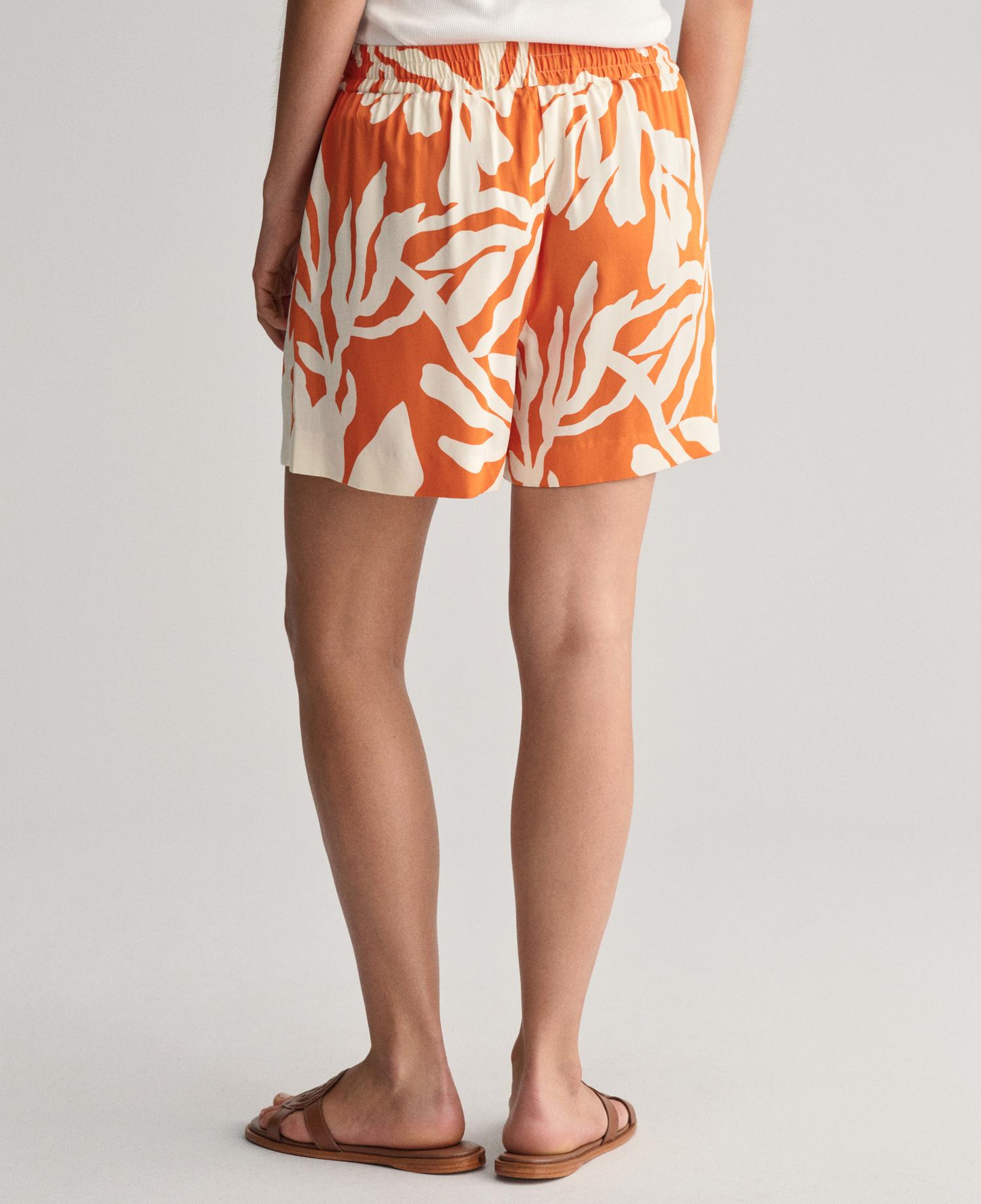 GANT Kadın Turuncu Desenli Şort