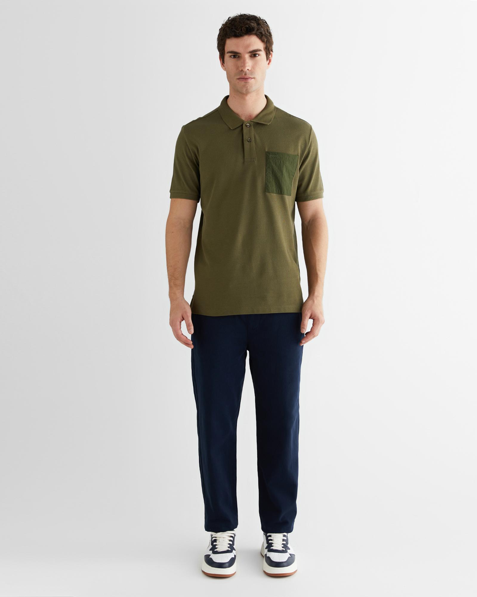 GANT Erkek Yeşil Polo