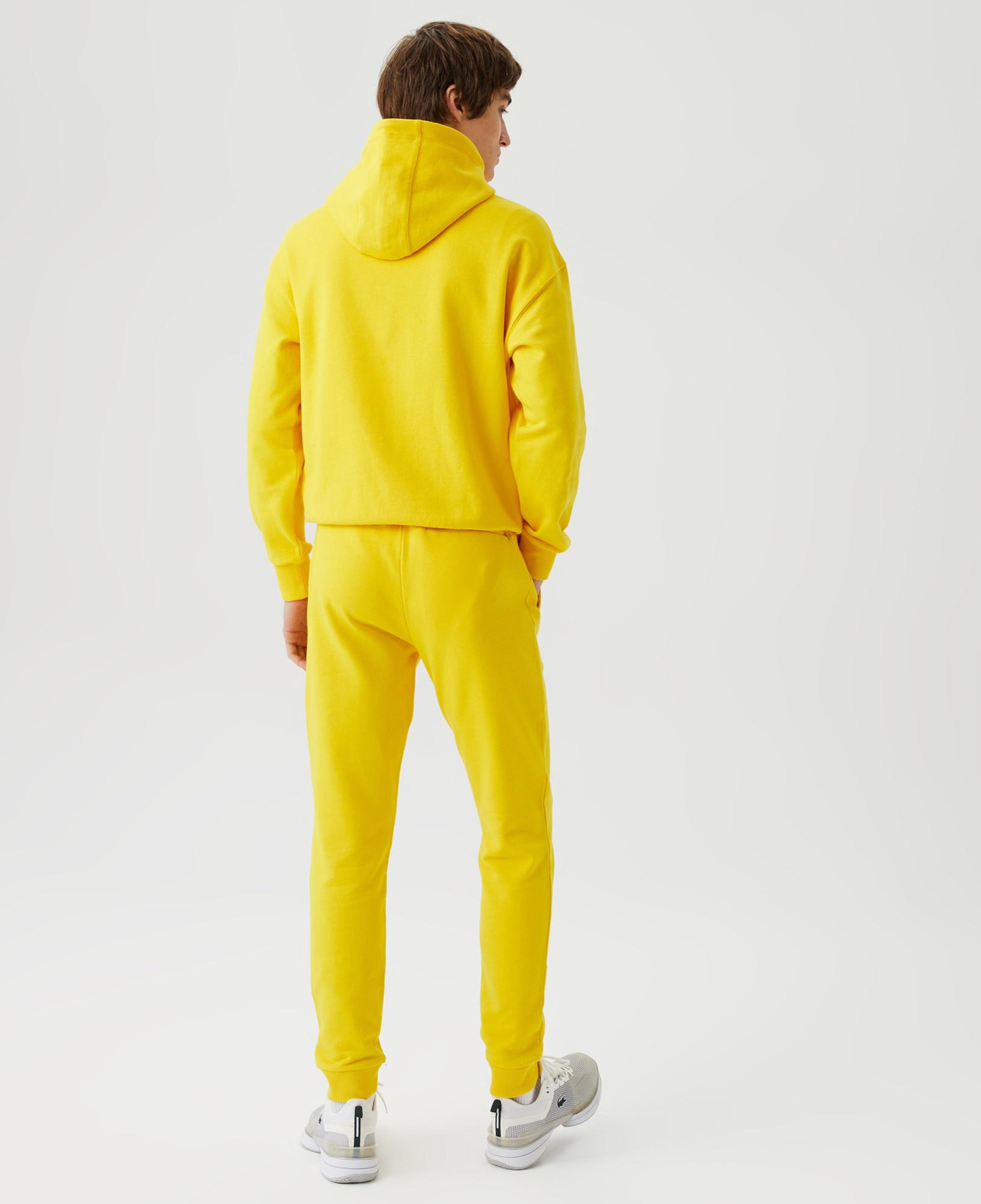 Erkek Slim Fit Baskılı Sarı Eşofman Altı