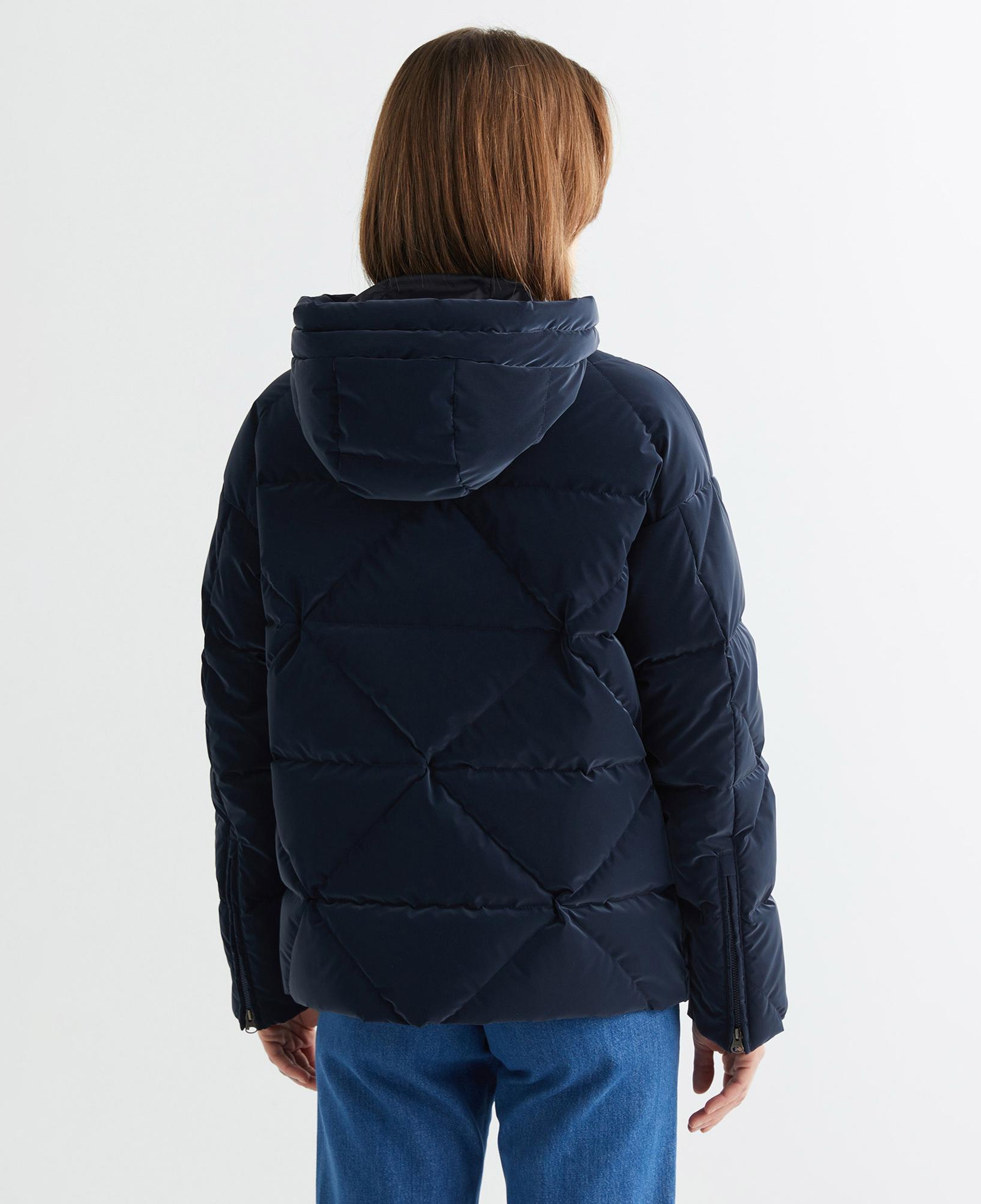 GANT Kadın Lacivert Kapüşonlu Kapitone Mont