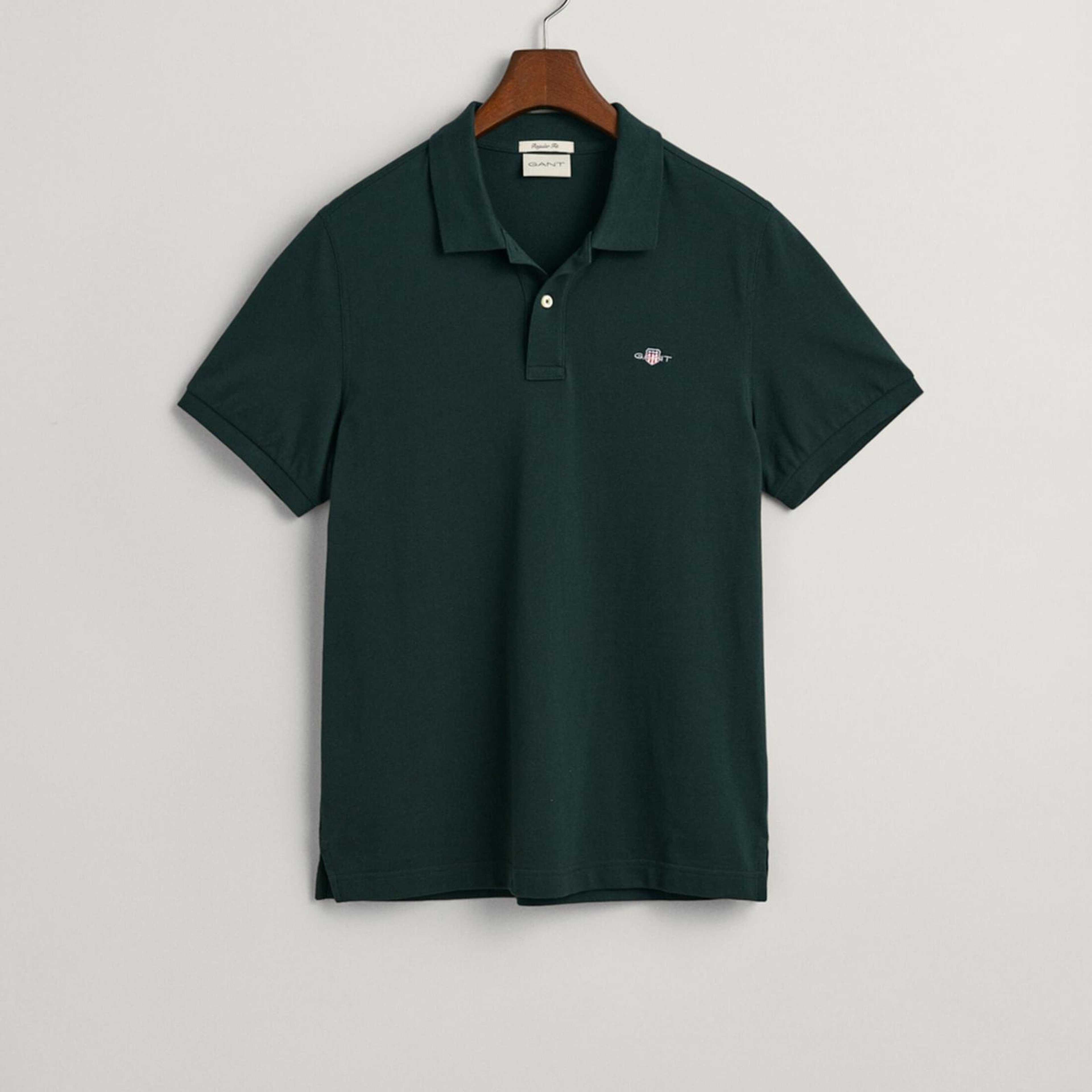 GANT Erkek Yeşil Regular Fit Polo