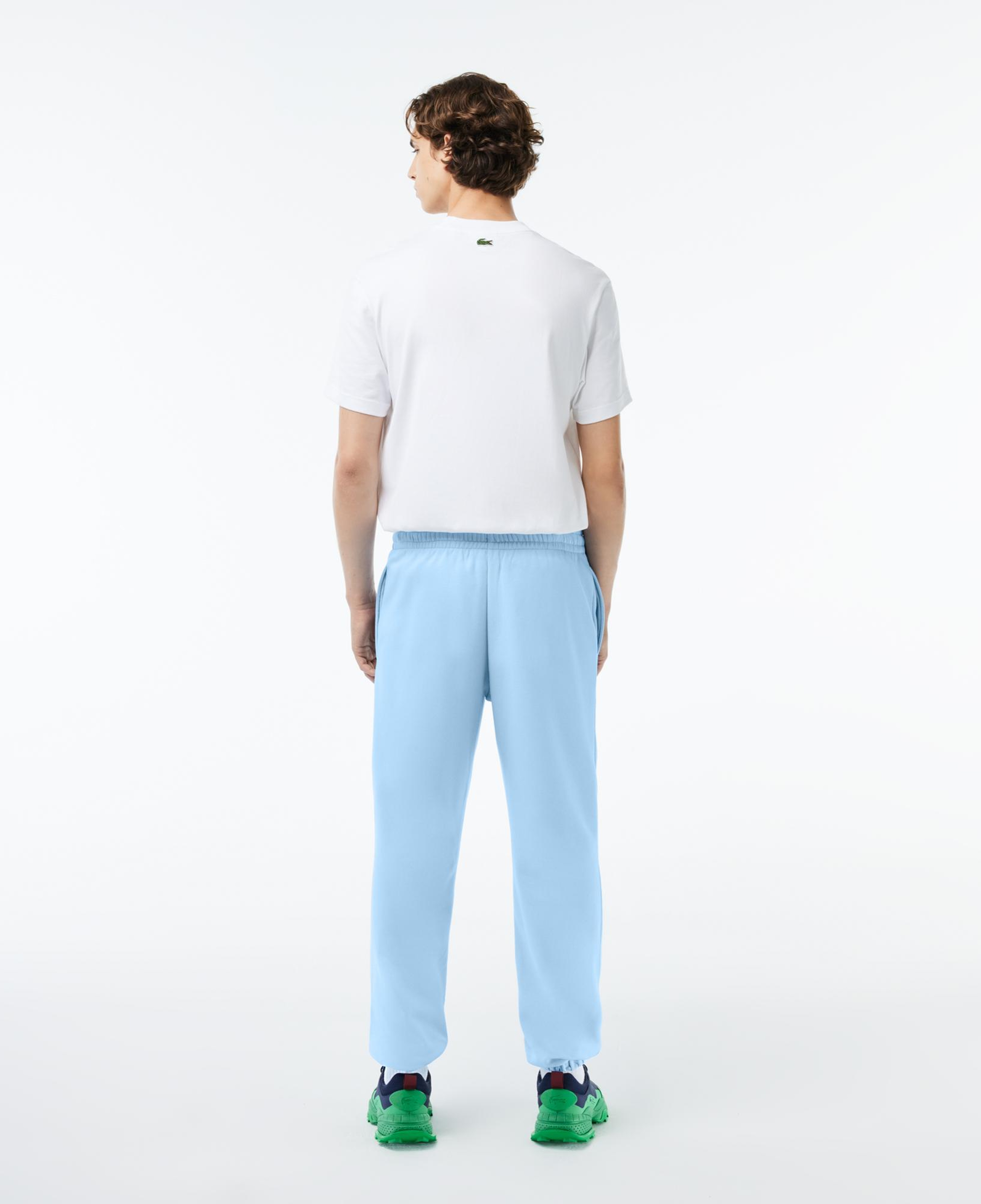 Erkek Regular Fit Baskılı Açık Mavi Eşofman Altı