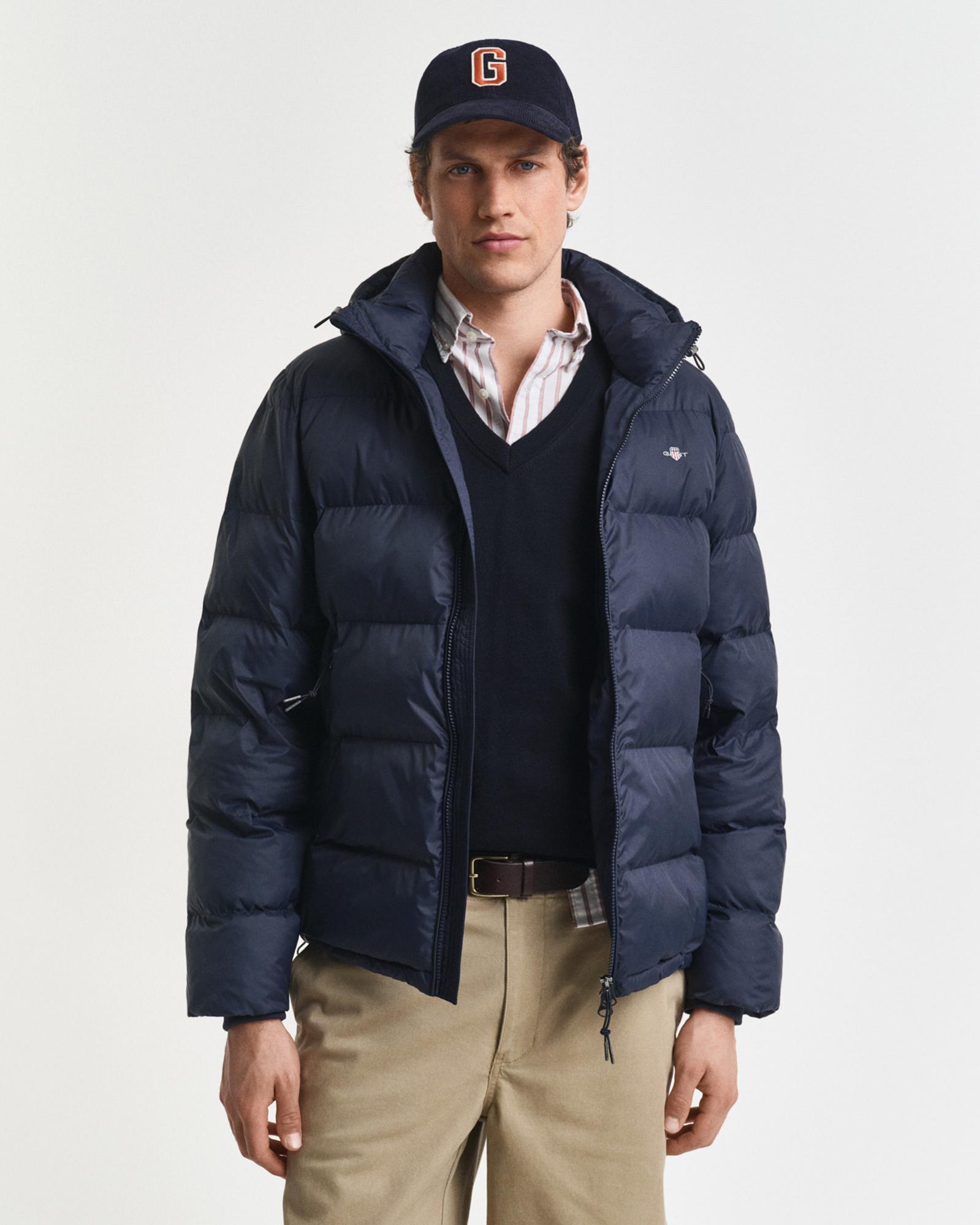 GANT Erkek Lacivert Regular Fit Active Cloud Mont
