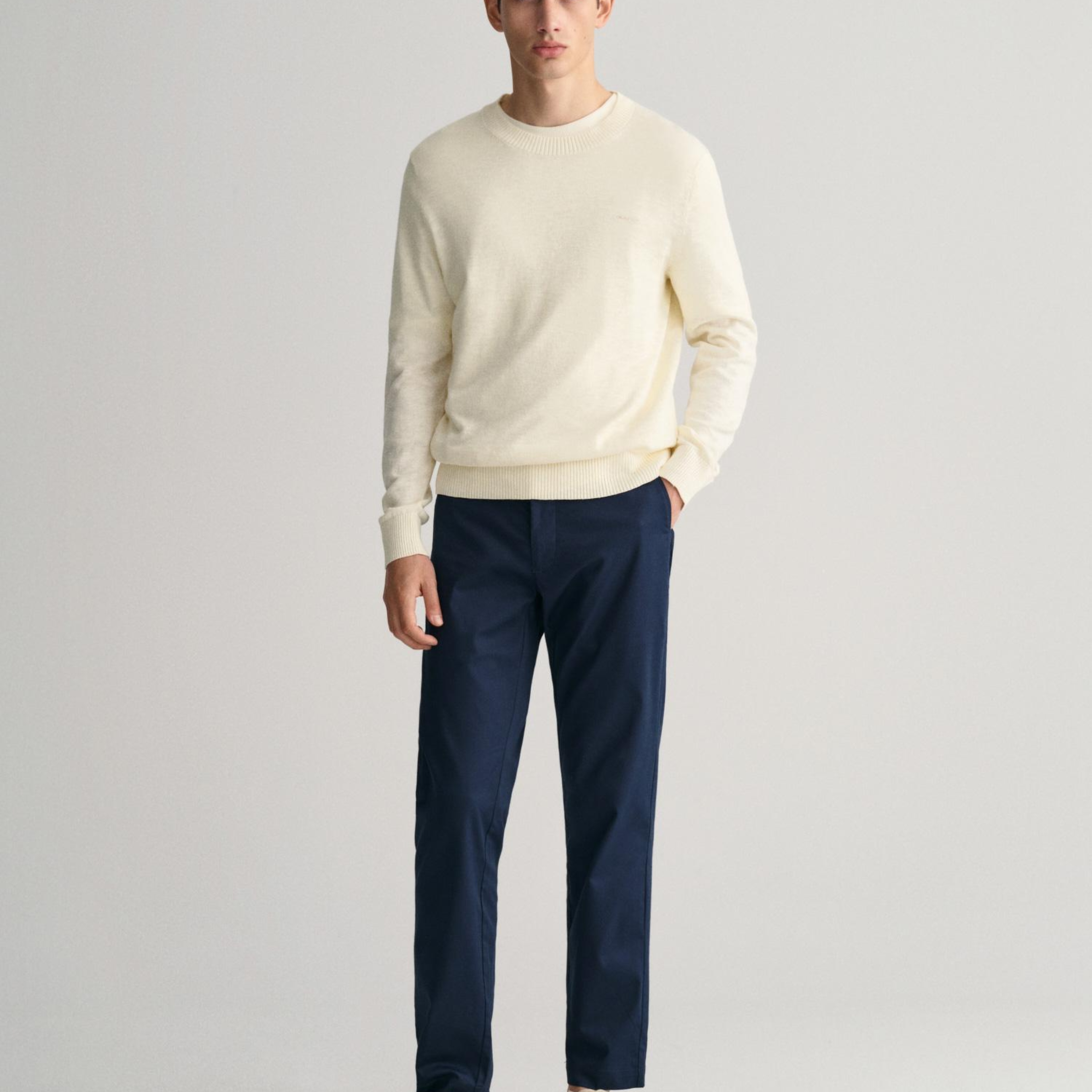 GANT Erkek Lacivert Slim Fit Pantolon