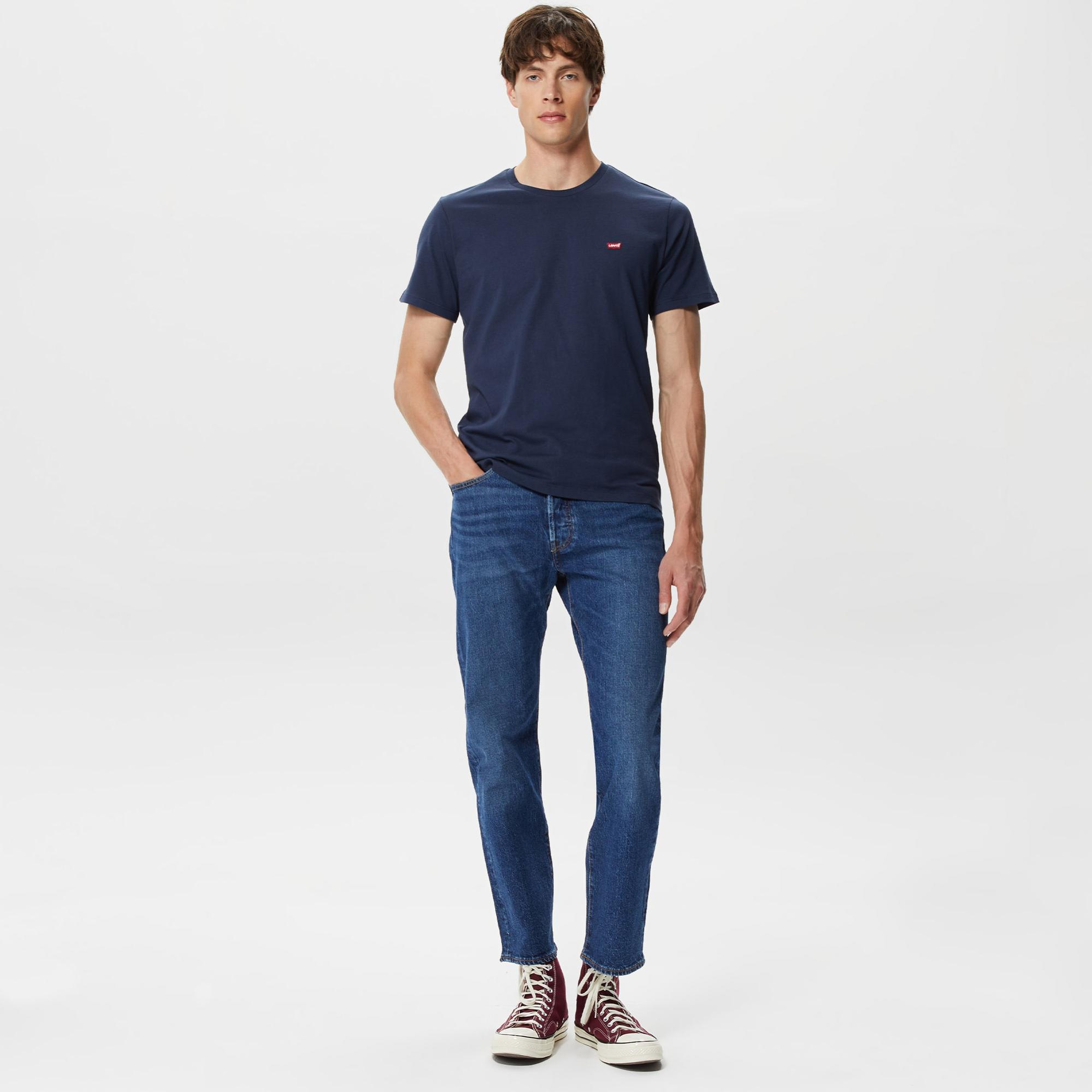 Levi's 501 Original Erkek Lacivert Jean