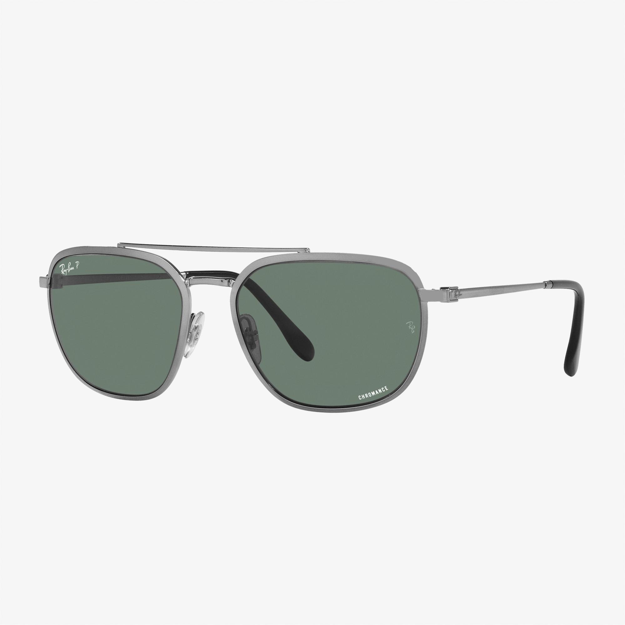 RAY-BAN 0RB3708 Metal Unisex Gri Güneş Gözlüğü