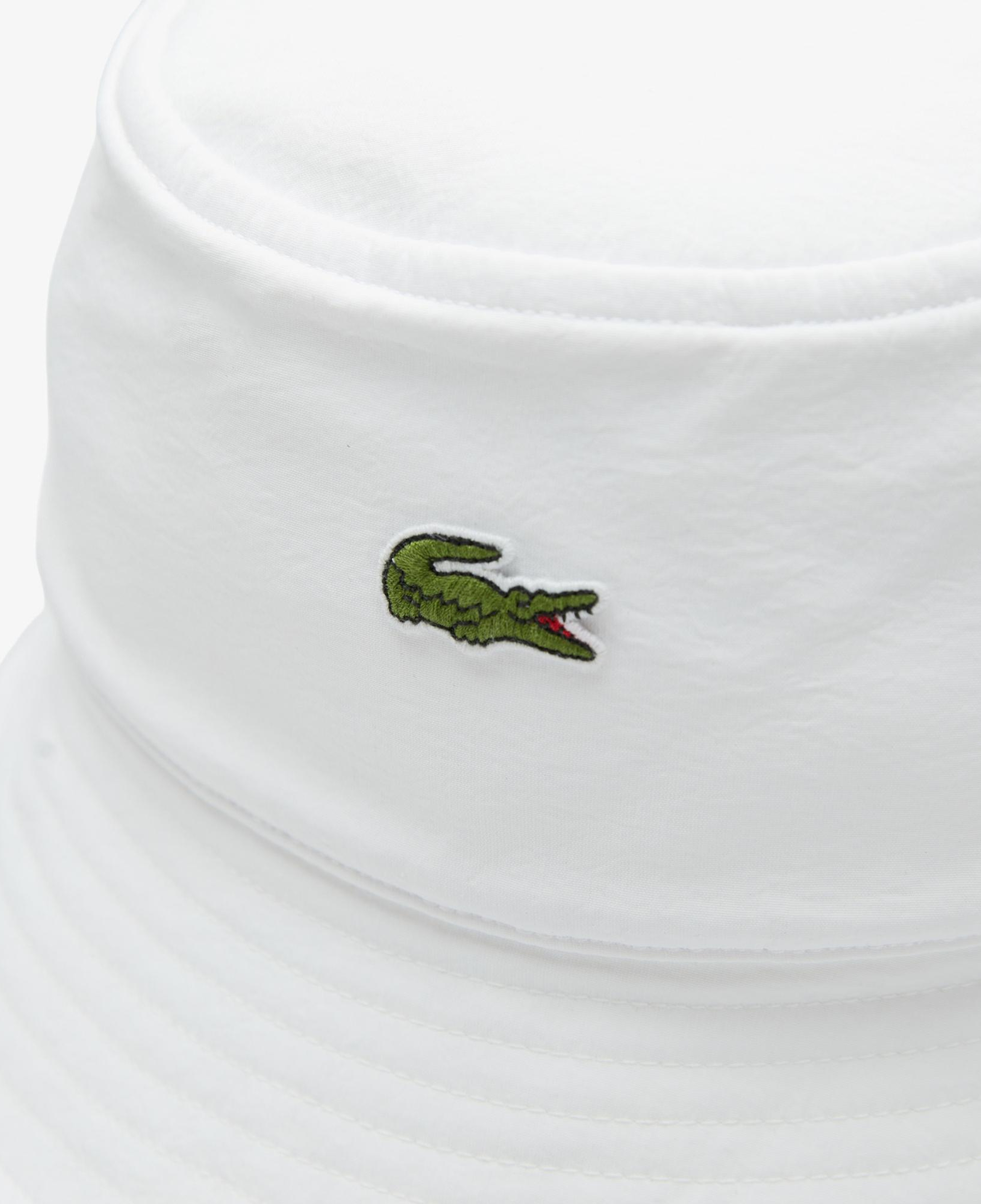 Lacoste Unisex Baskılı Beyaz Şapka