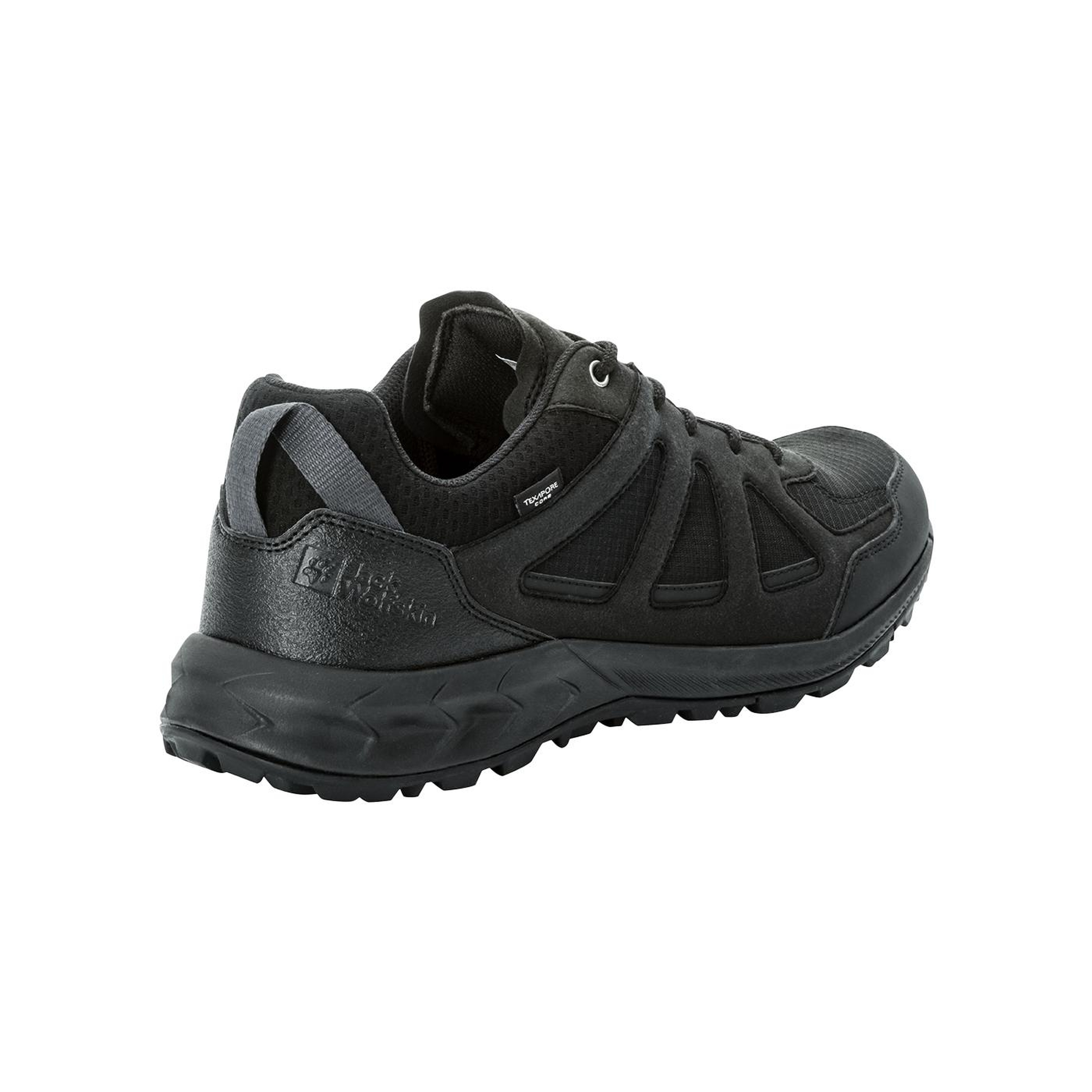 Jack Wolfskin Woodland 2 Texapore Low Erkek Siyah Outdoor Ayakkabı