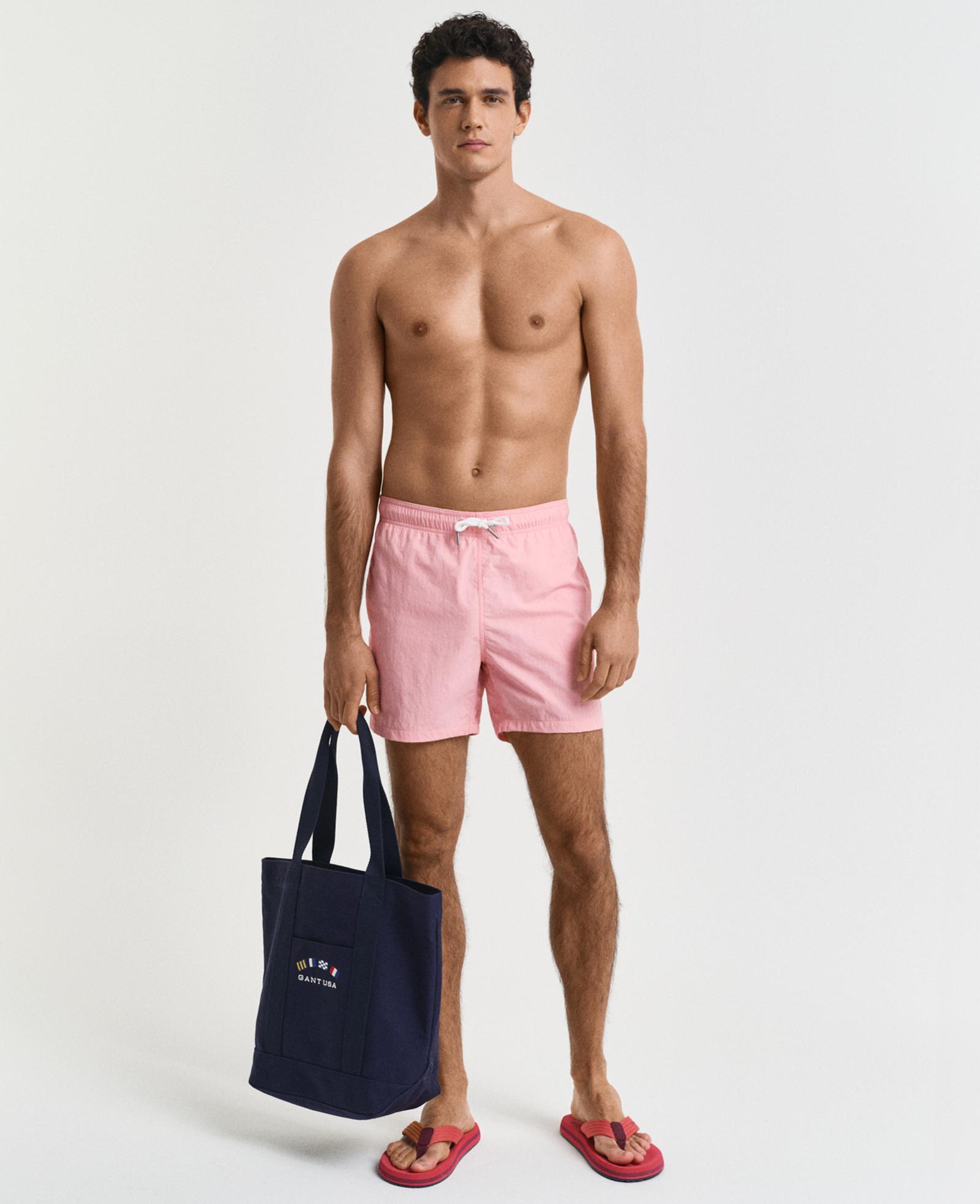 GANT Erkek Pembe Regular Fit Mayo Şort