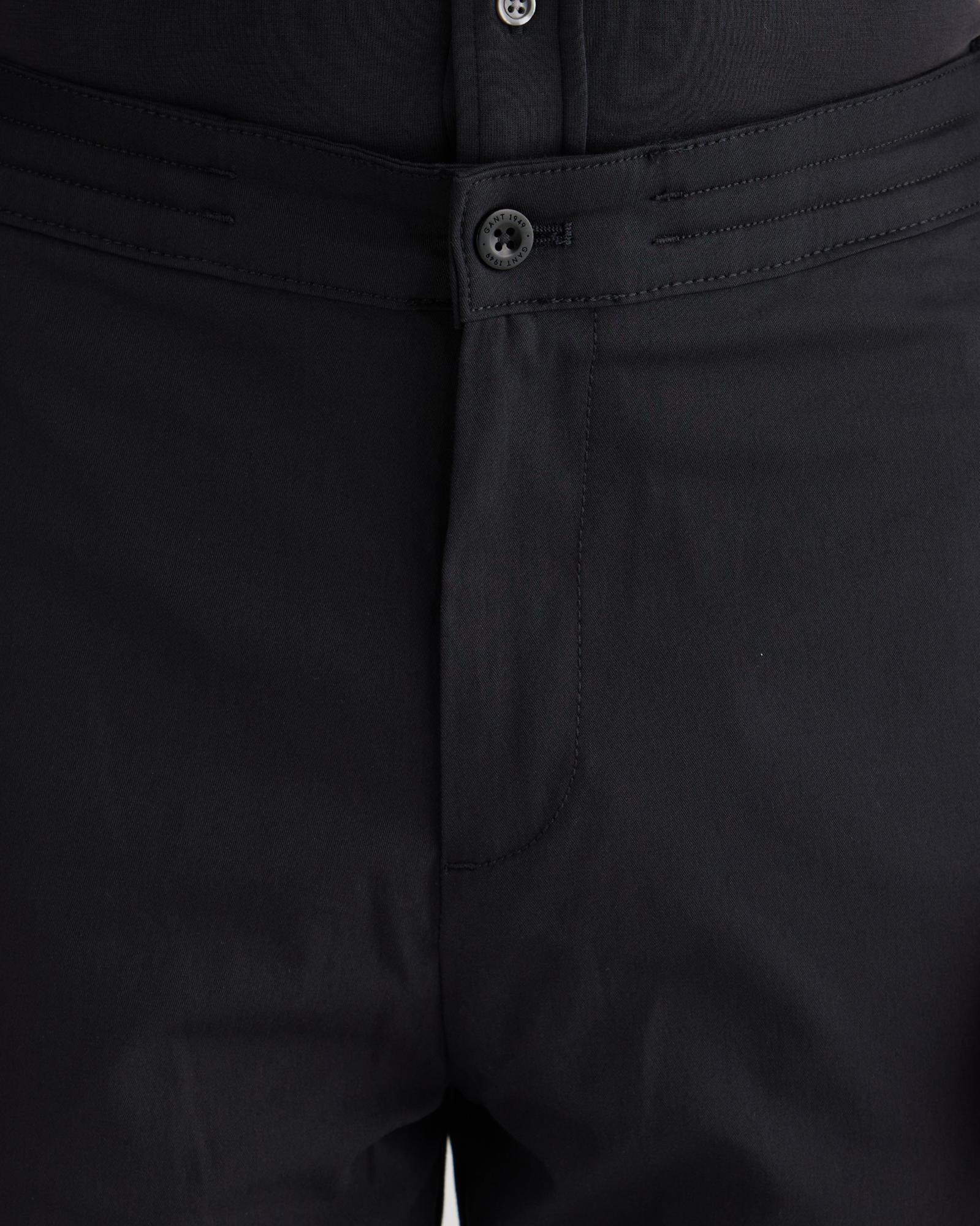 GANT Erkek Siyah Regular Fit Pantolon