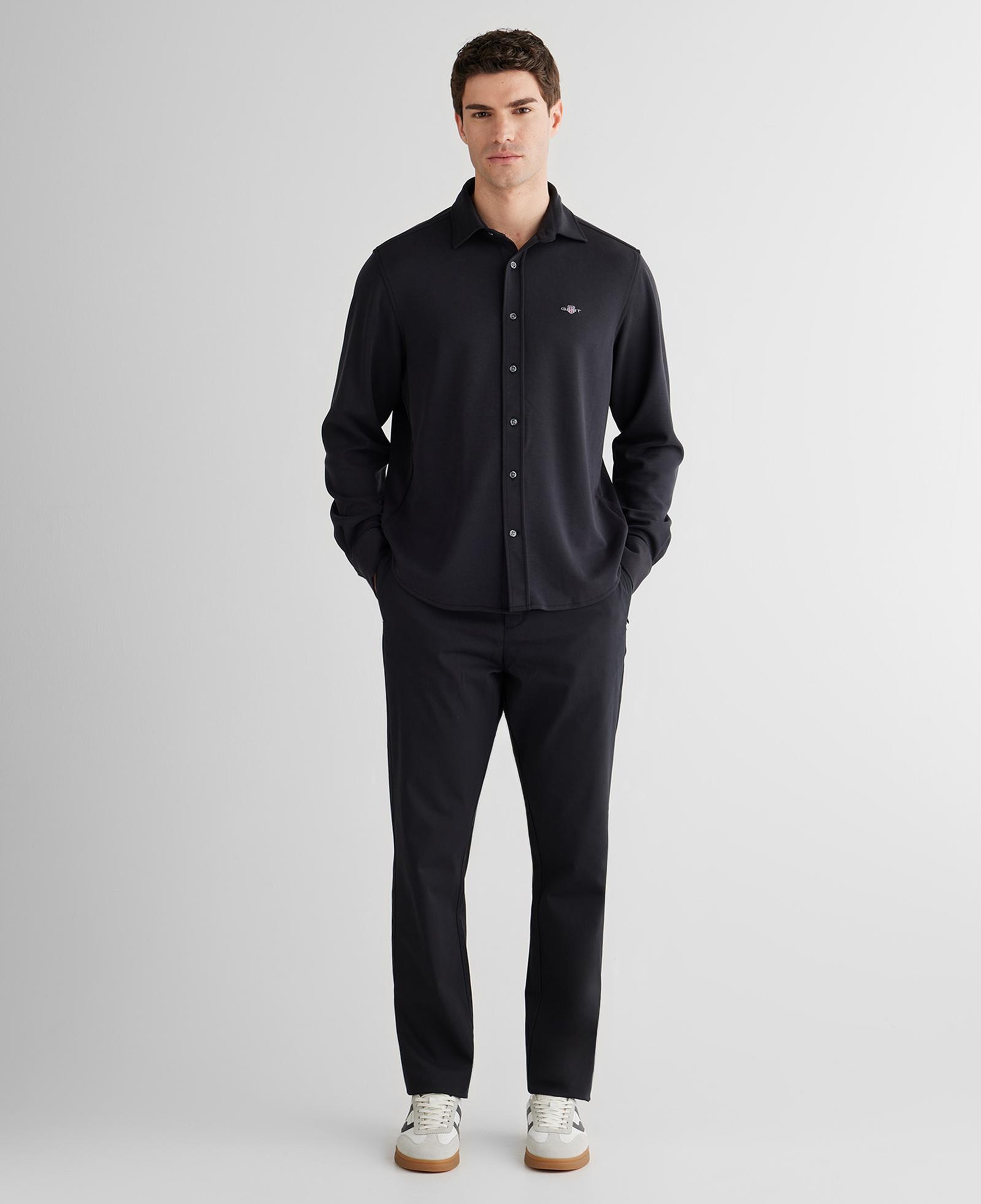 GANT Erkek Siyah Regular Fit Pantolon