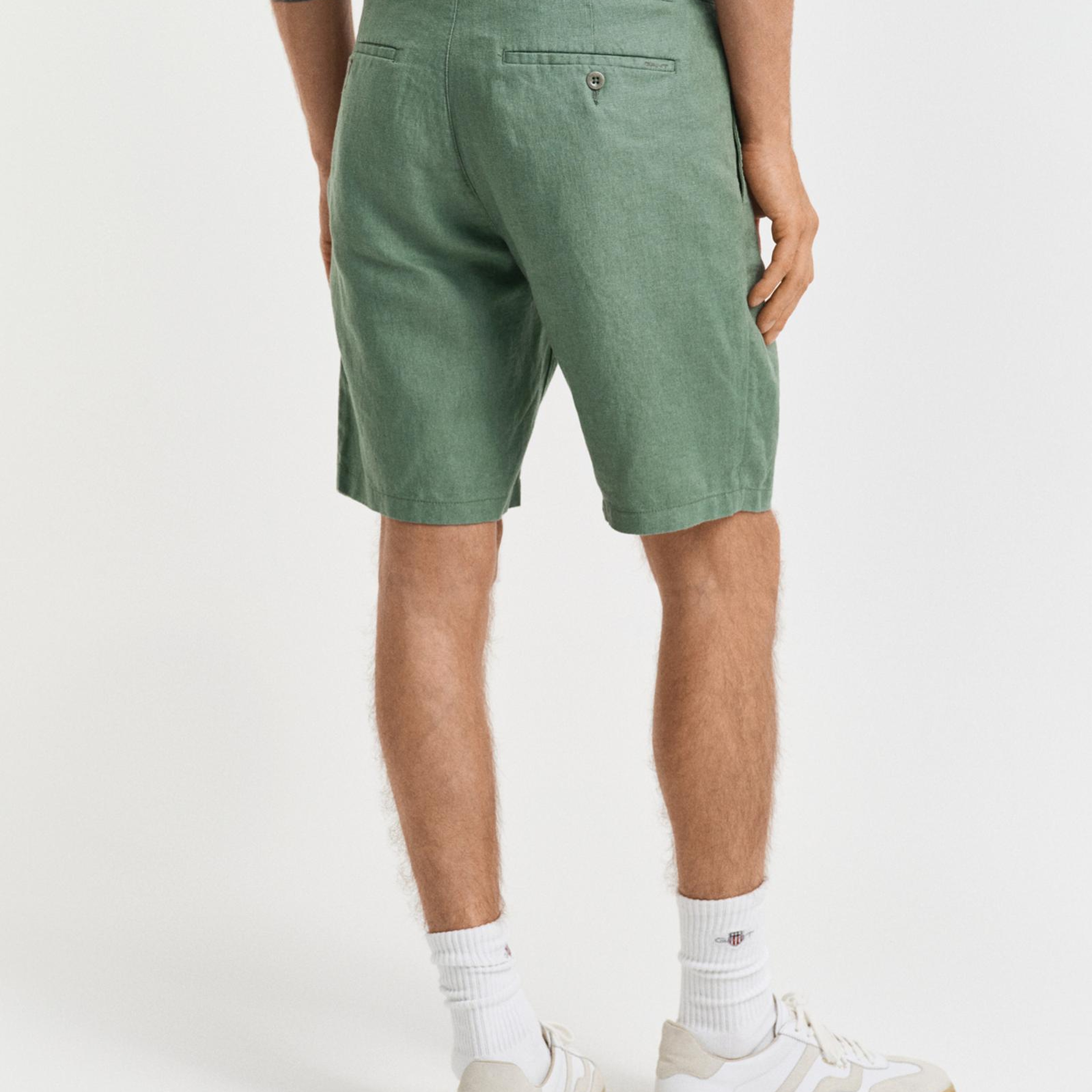 GANT Erkek Yeşil Relaxed Fit Şort