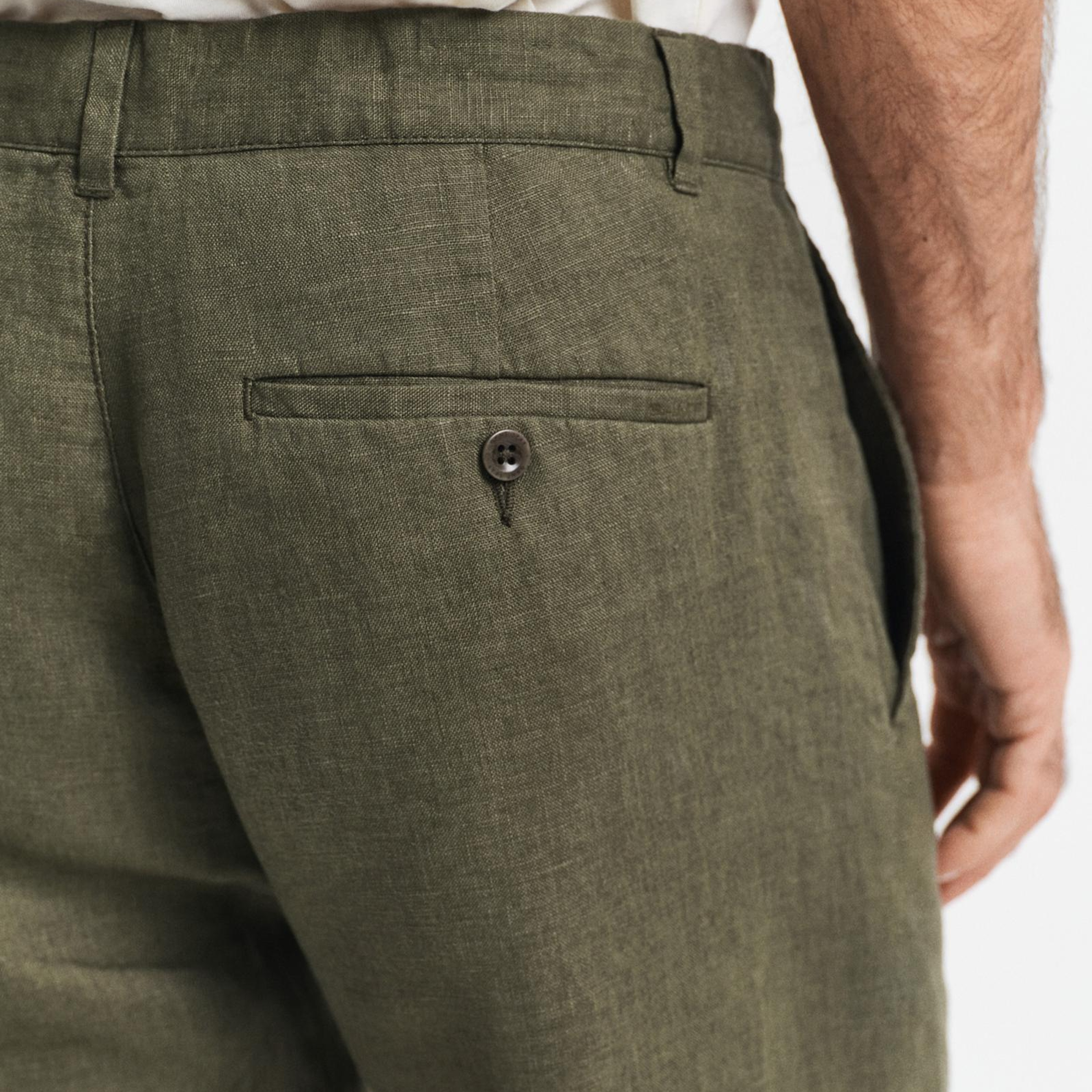 GANT Erkek Yeşil Relaxed Fit Pantolon