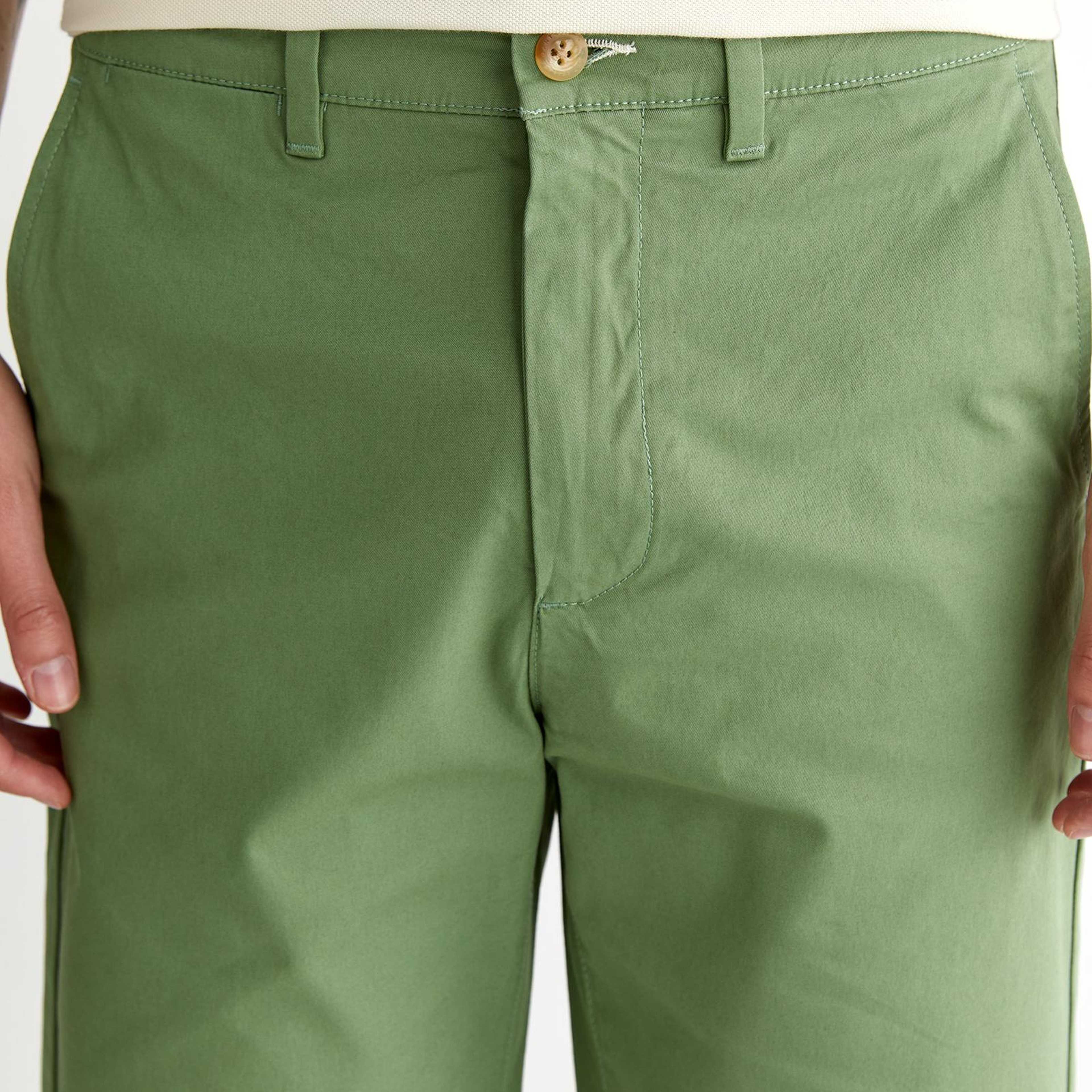 GANT Erkek Yeşil Slim Fit Şort