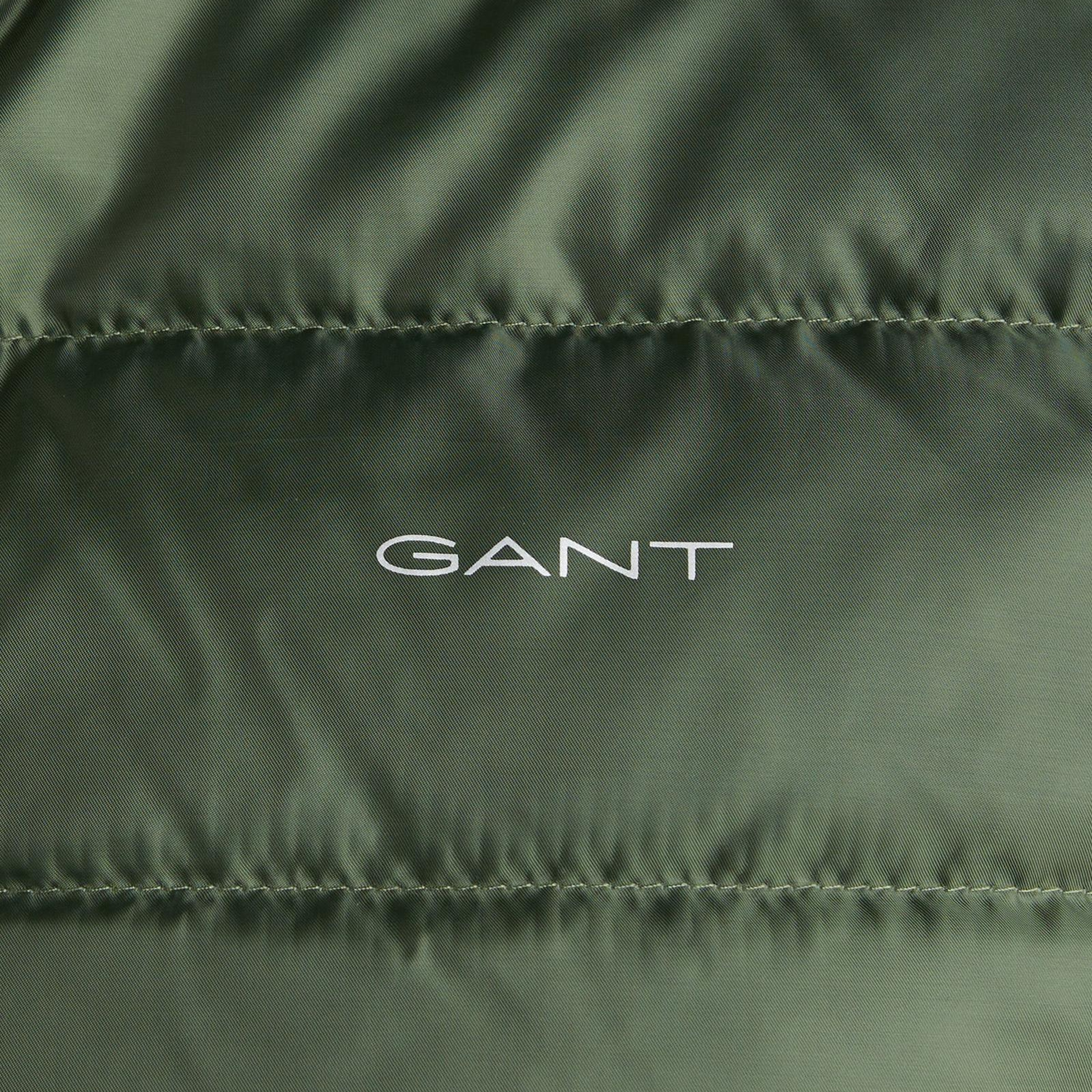 GANT Erkek Yeşil Regular Fit Dik Yaka Kaz Tüyü Yelek