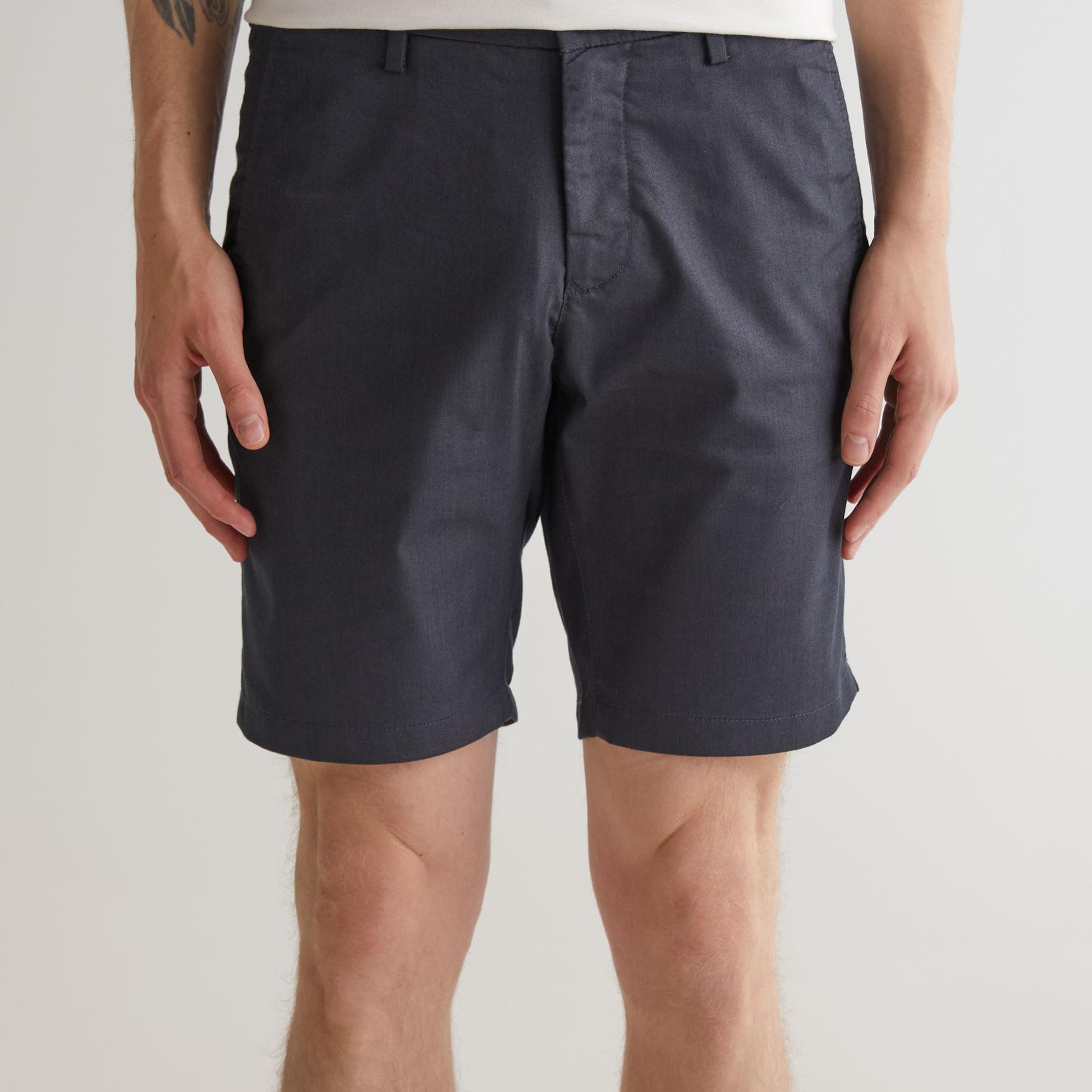 GANT Erkek Gri Slim Fit Şort