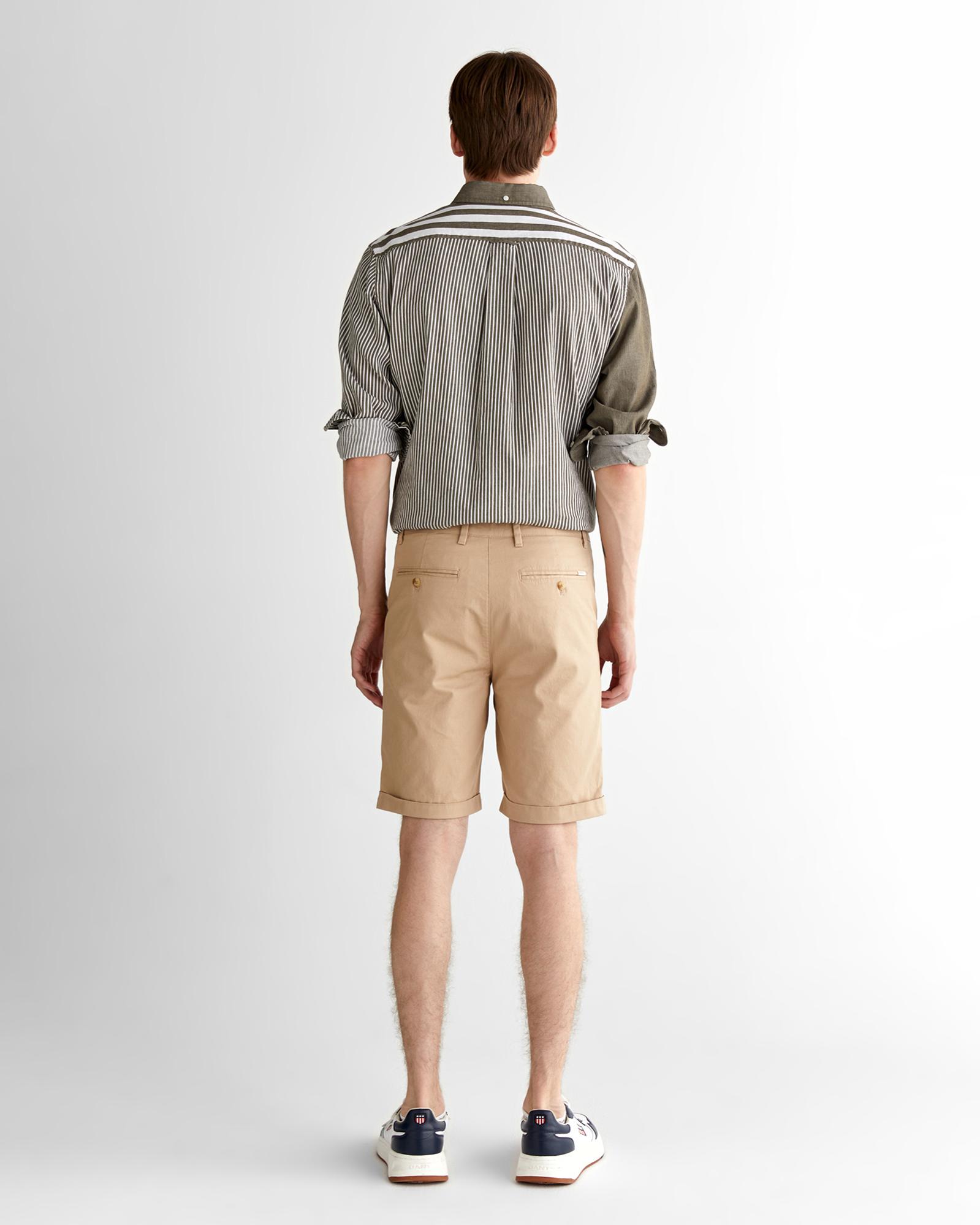 GANT Erkek Bej Slim Fit Şort