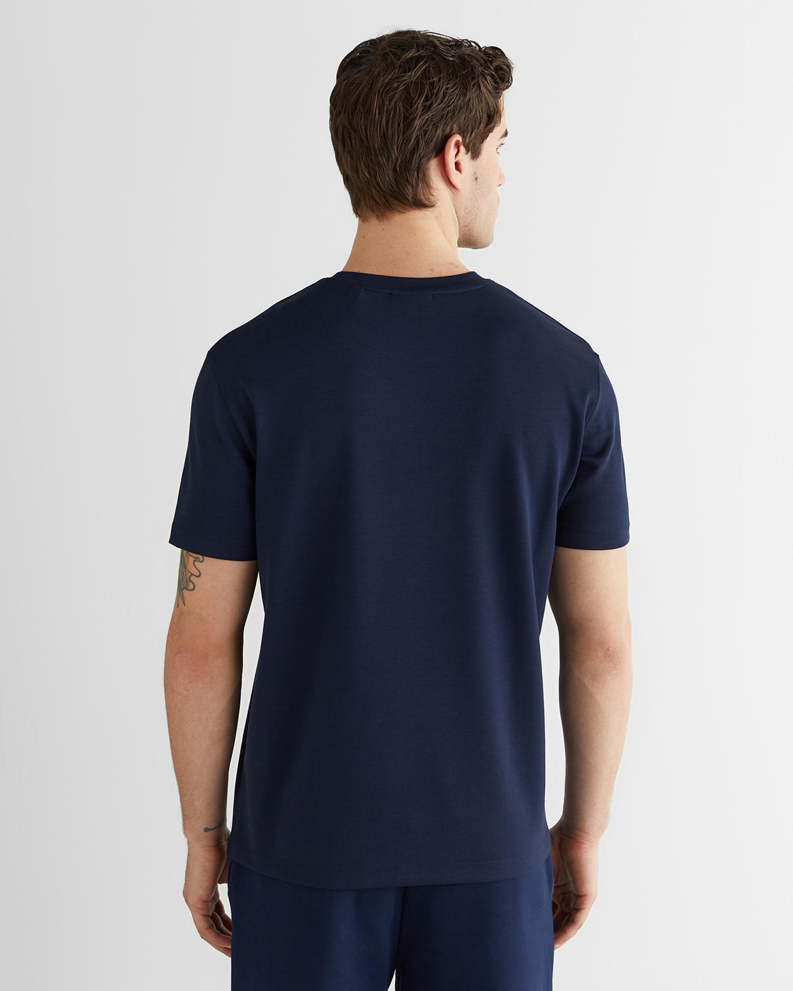 GANT Erkek Lacivert Baskılı Kısa Kollu T-Shirt