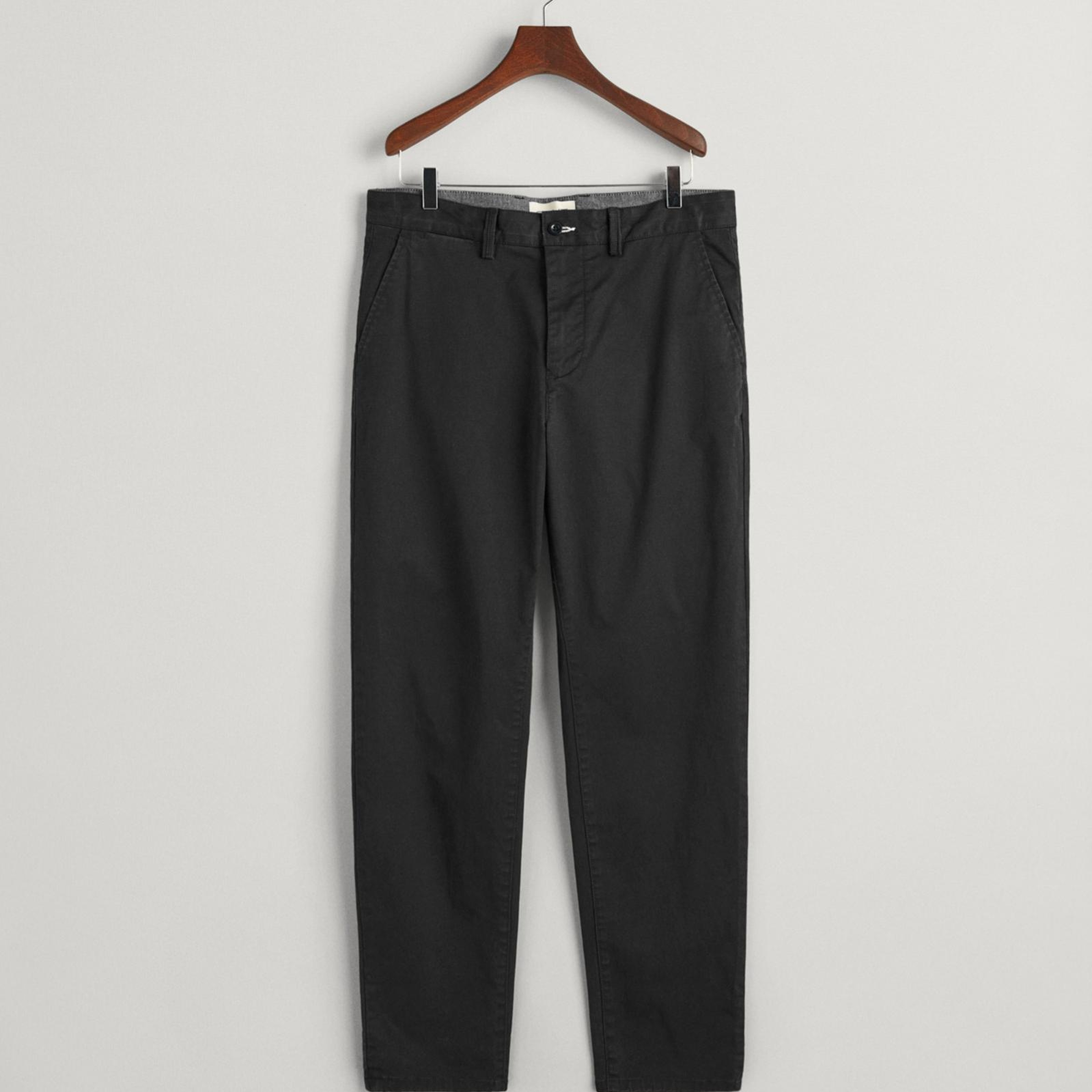 GANT Erkek Siyah Regular Fit Chino Pantolon