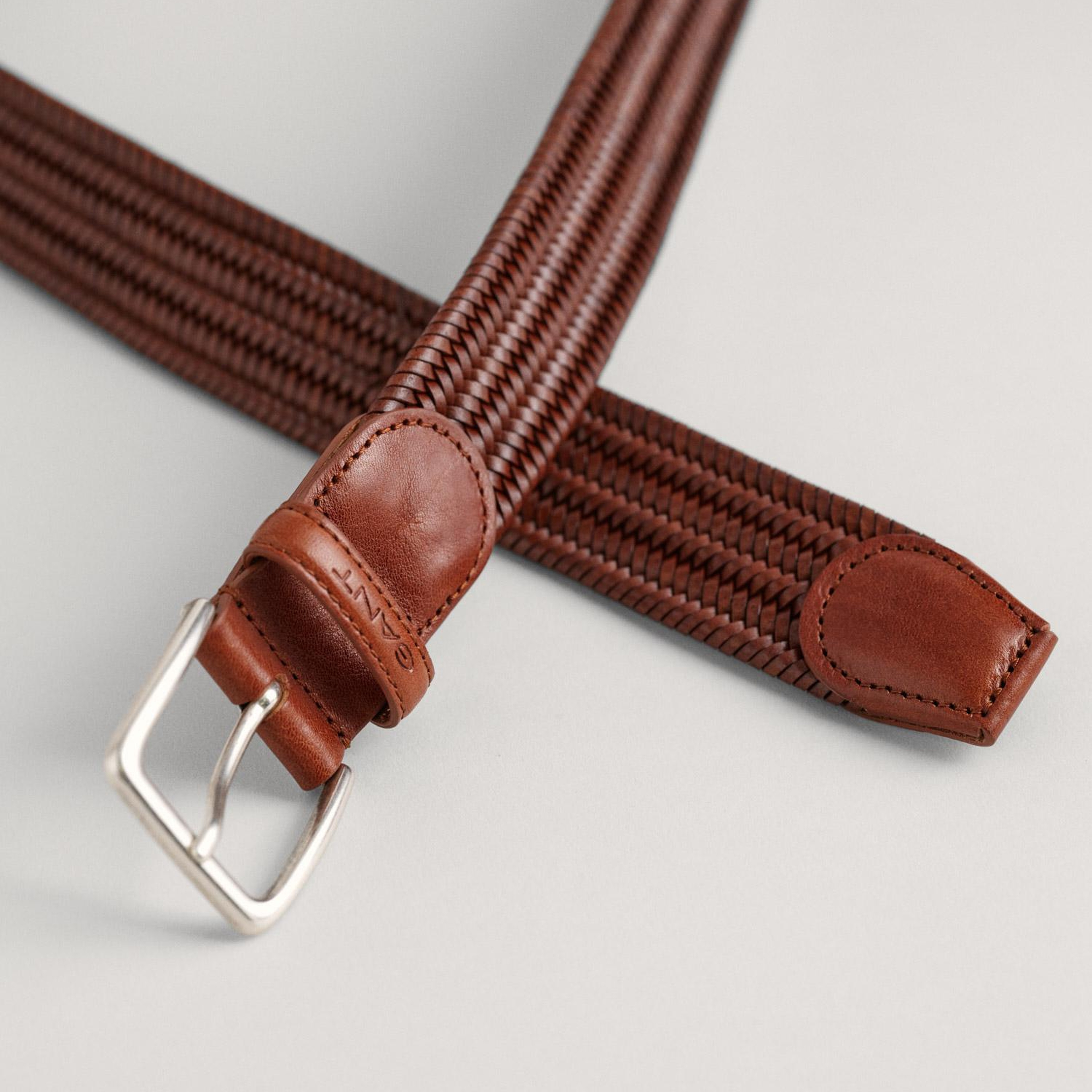 GANT Erkek Kahverengi Logolu Kemer