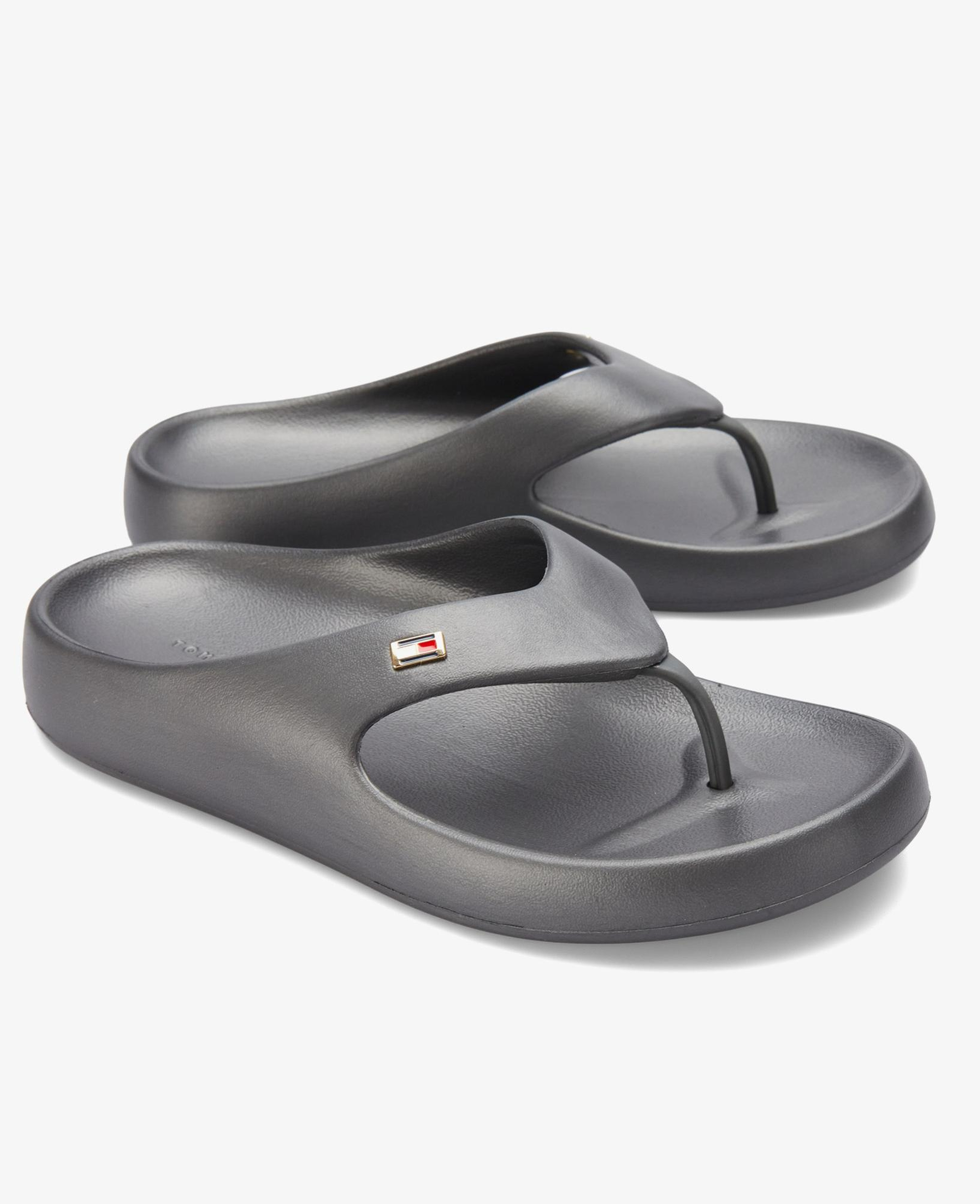 Tommy Hilfiger Comfort Kadın Gri Terlik