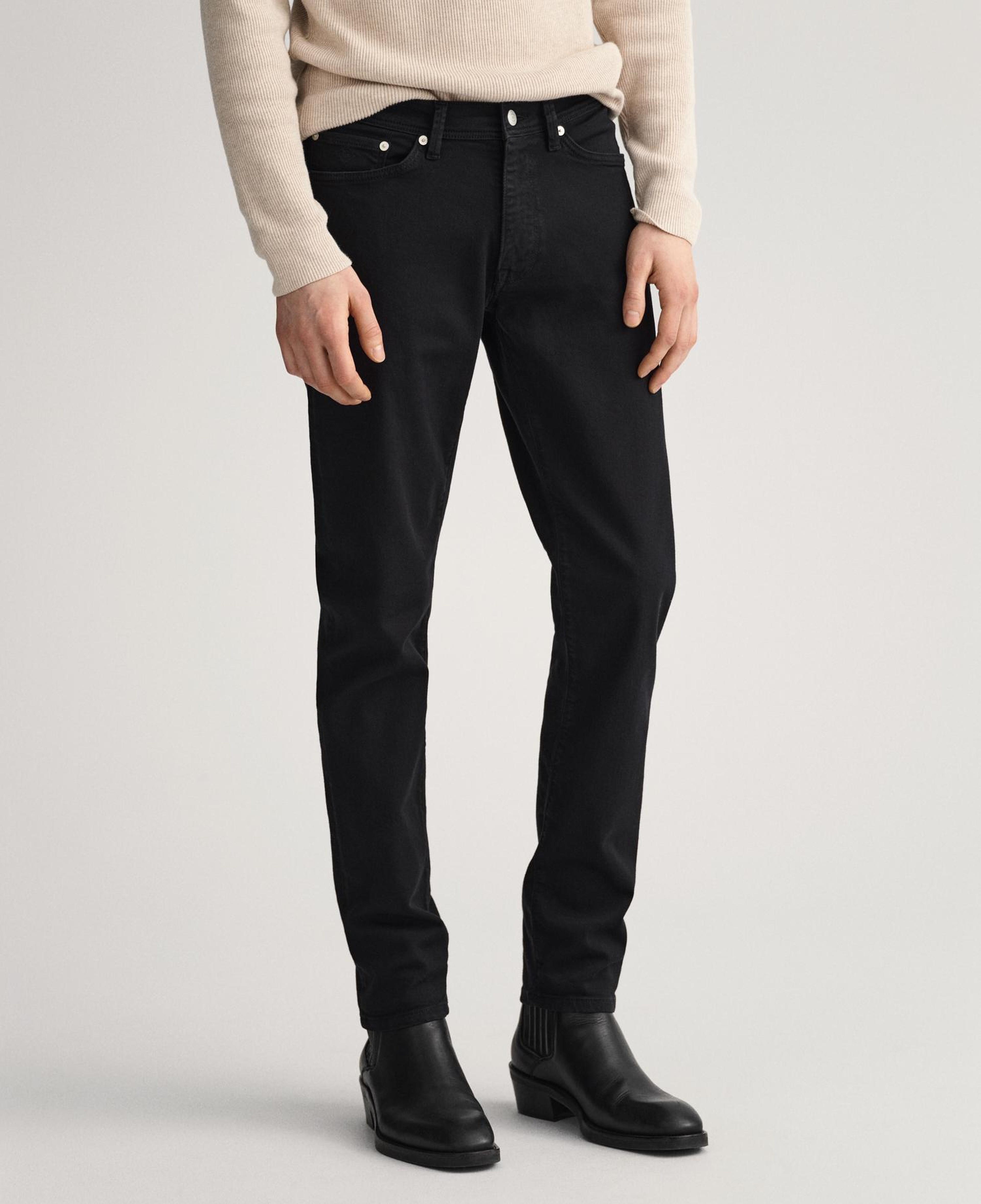 Gant Erkek Siyah Extra Slim Fit Maxen Jean Pantolon