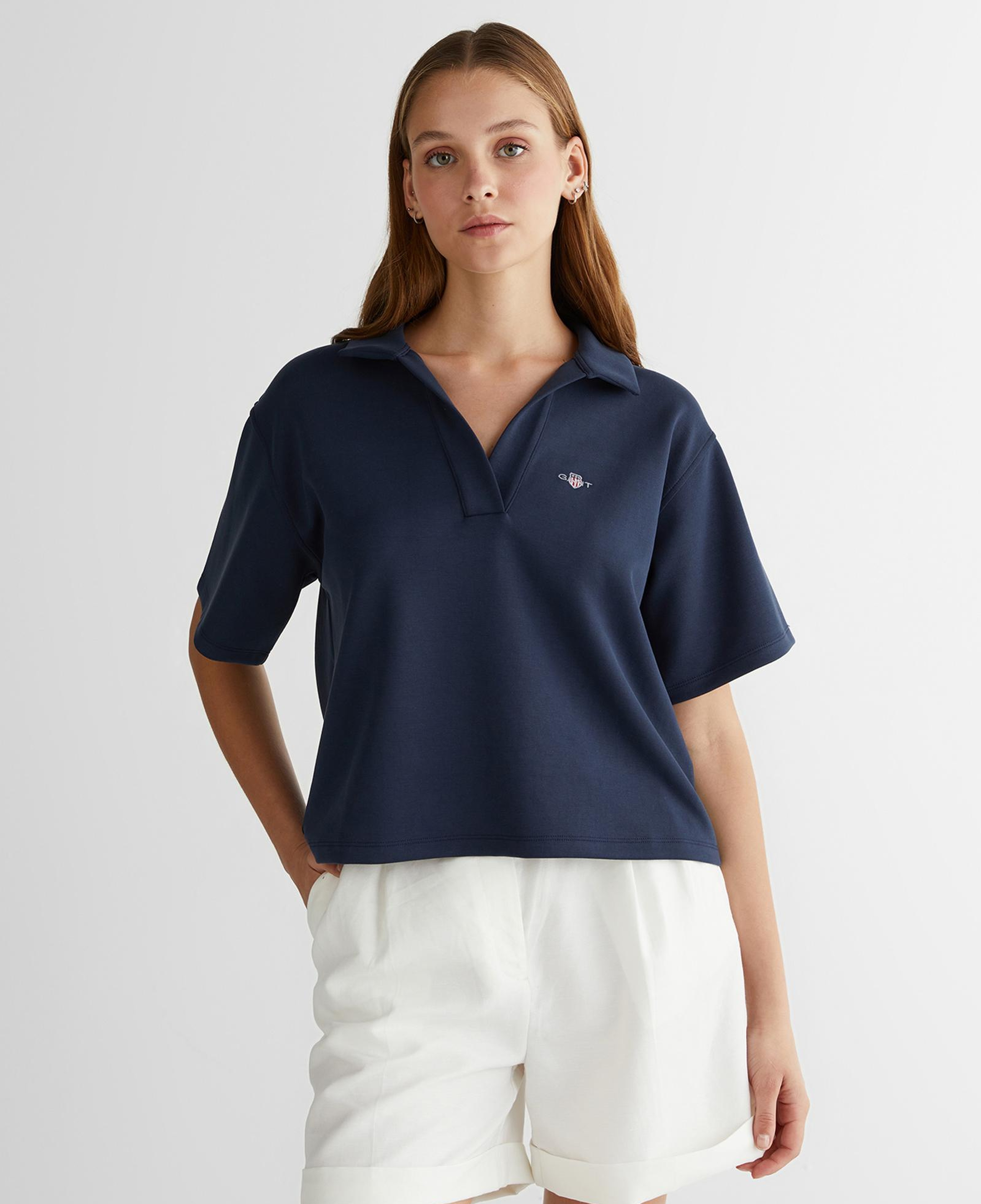 GANT Kadın Lacivert Logolu Polo